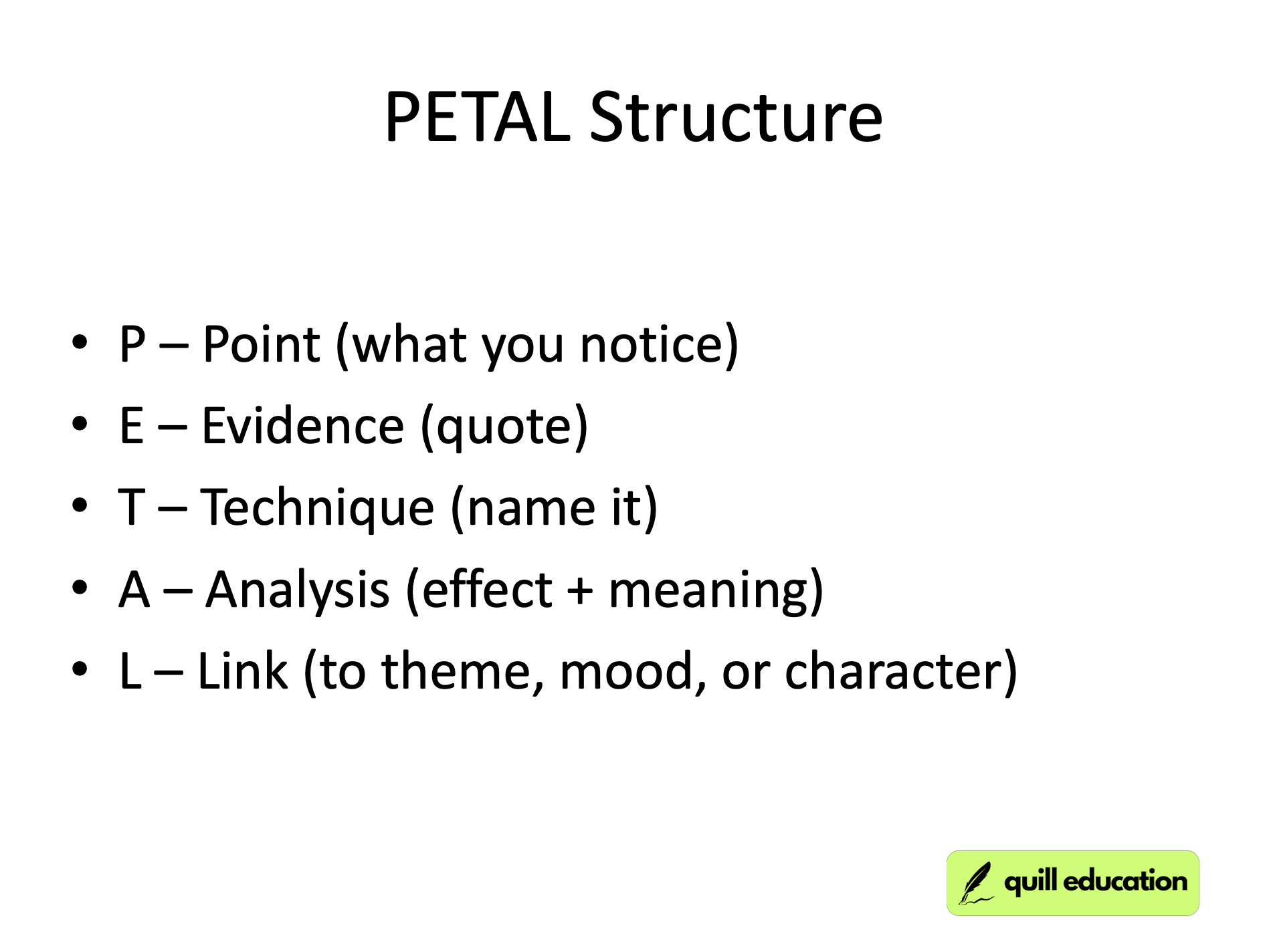 gcse English workshop lesson 5