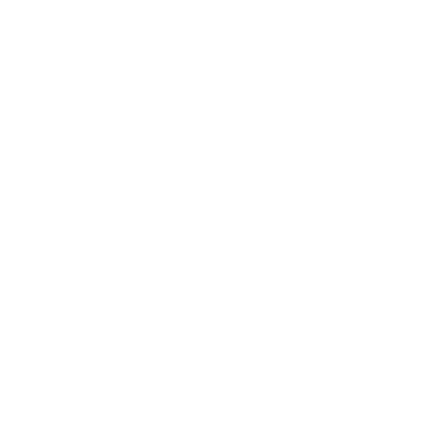 Outline of a hand holding three human figures in front of a globe.