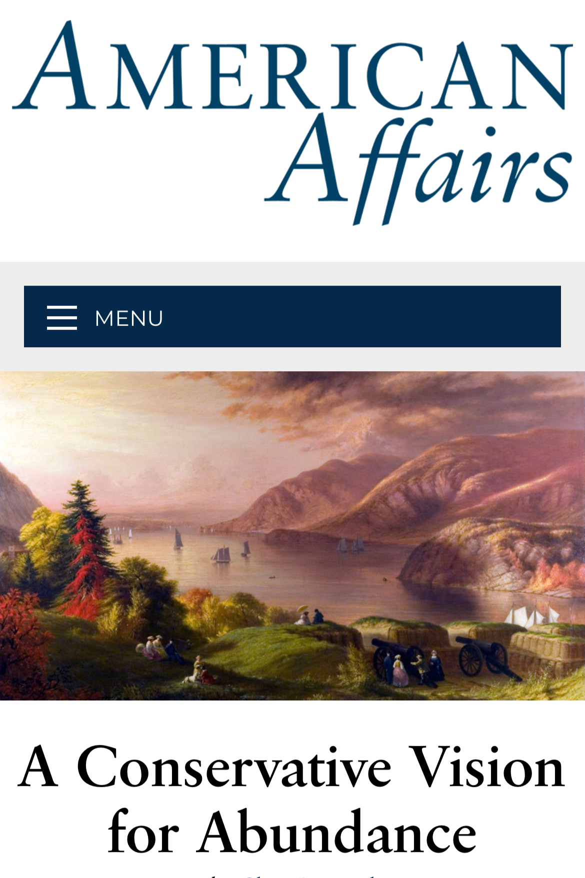 A landscape painting featuring a bay with sailboats, surrounded by mountains, with people sitting and relaxing on the grassy foreground, amidst colorful trees and dramatic clouds in the sky.