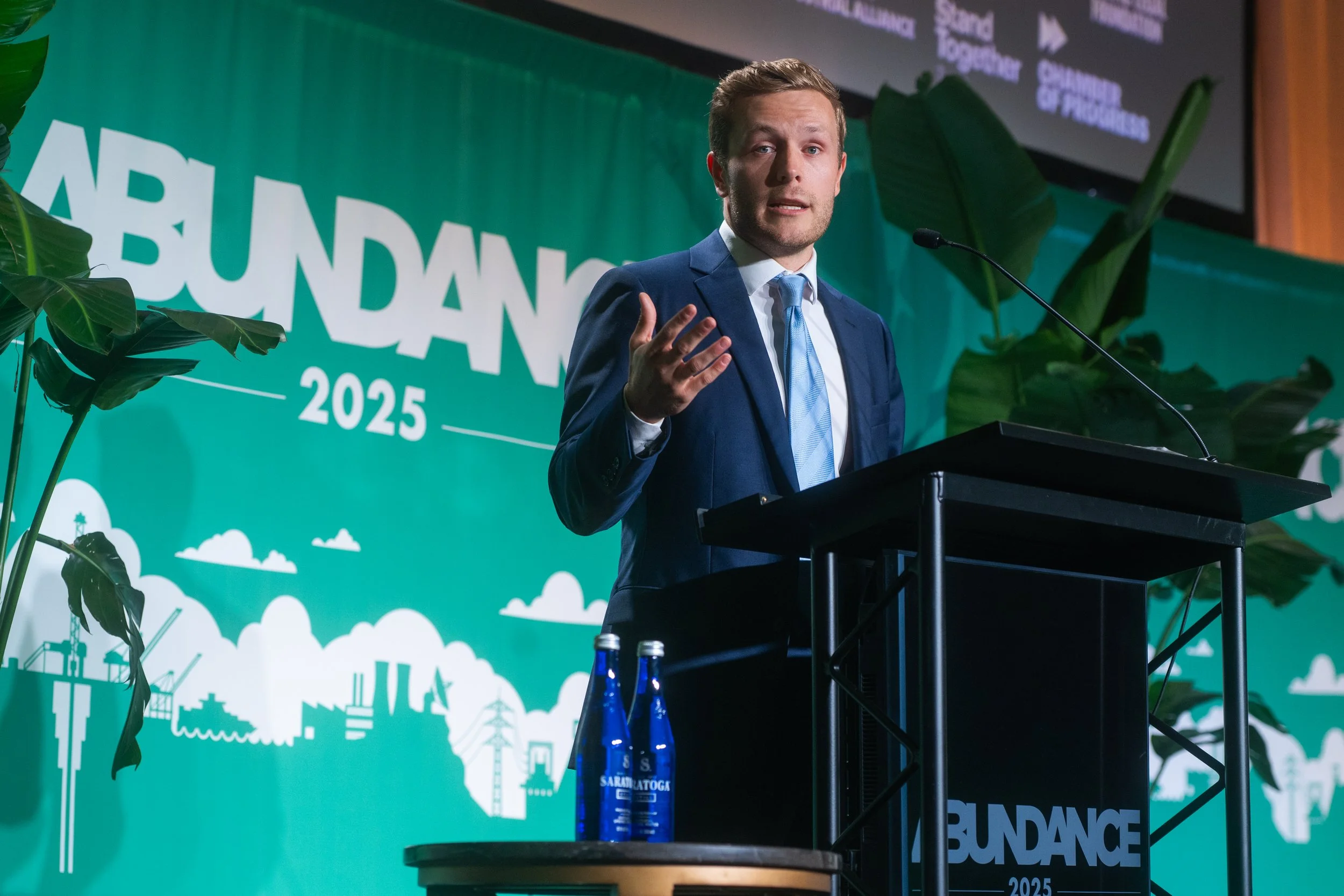 American Conservation Coalition (ACC) President Chris Barnard speaks at Abundance 2025.