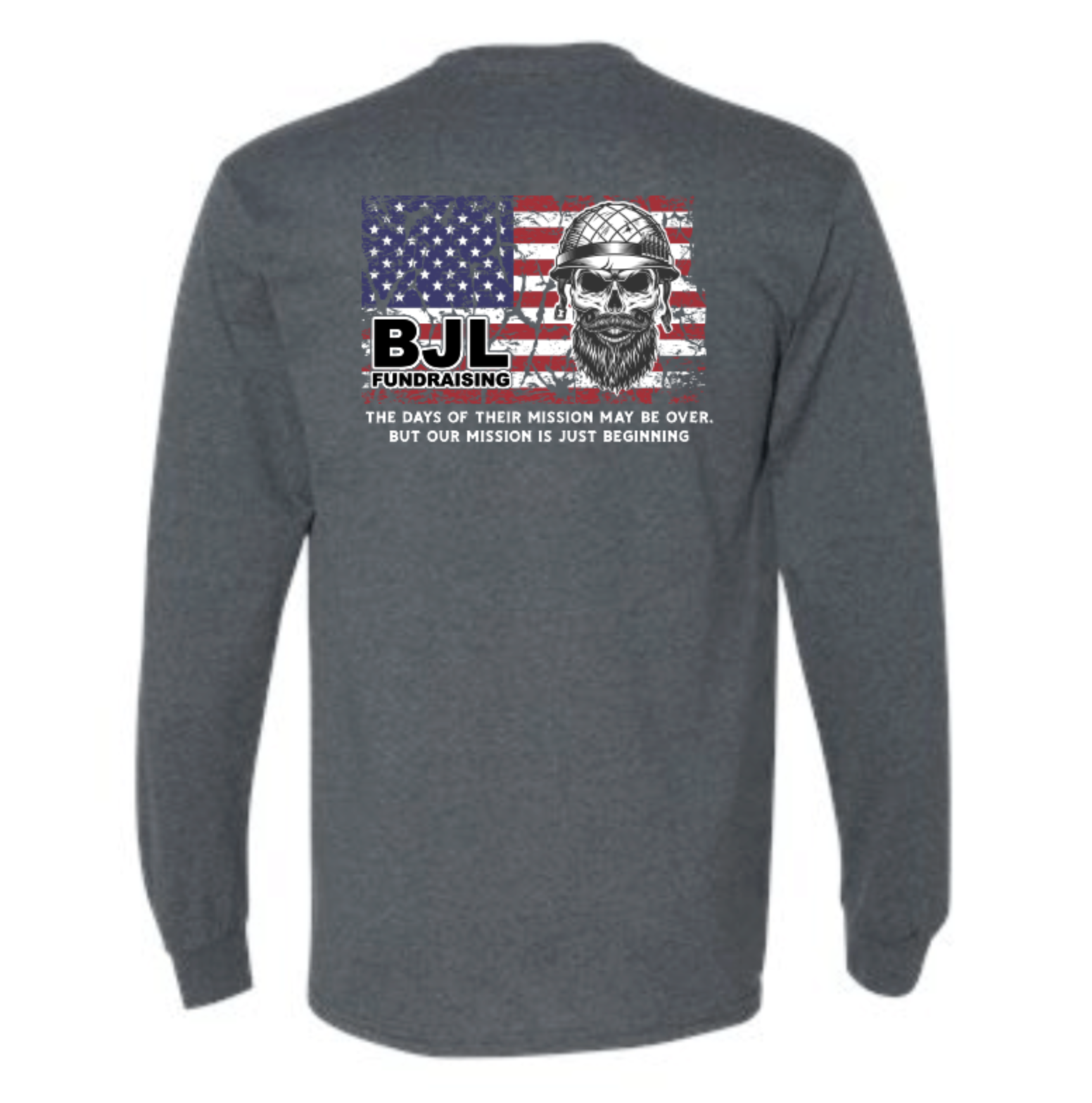 BJL Bearded Skull Long Sleeve T-Shirt - Click to Shop!