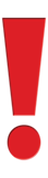 Red exclamation mark.