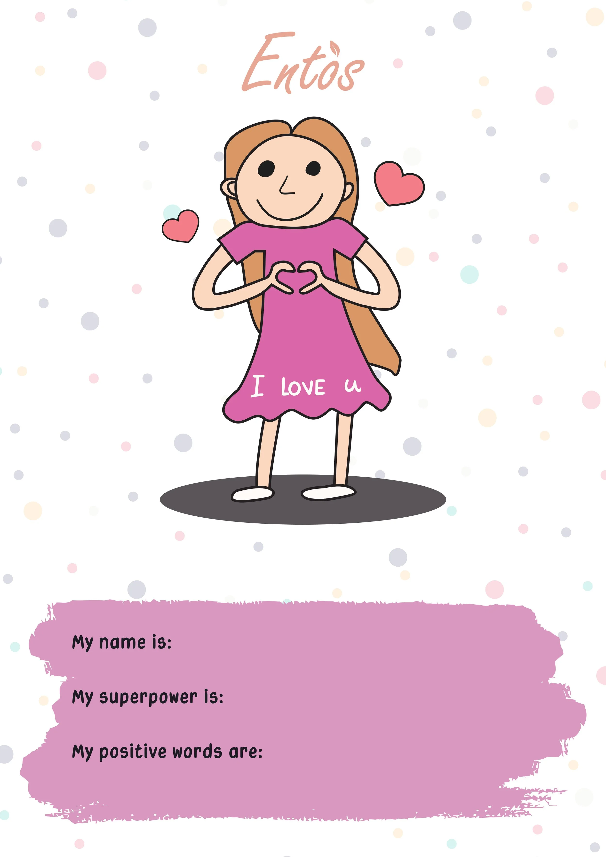 Digital kids posters with Entos heroes