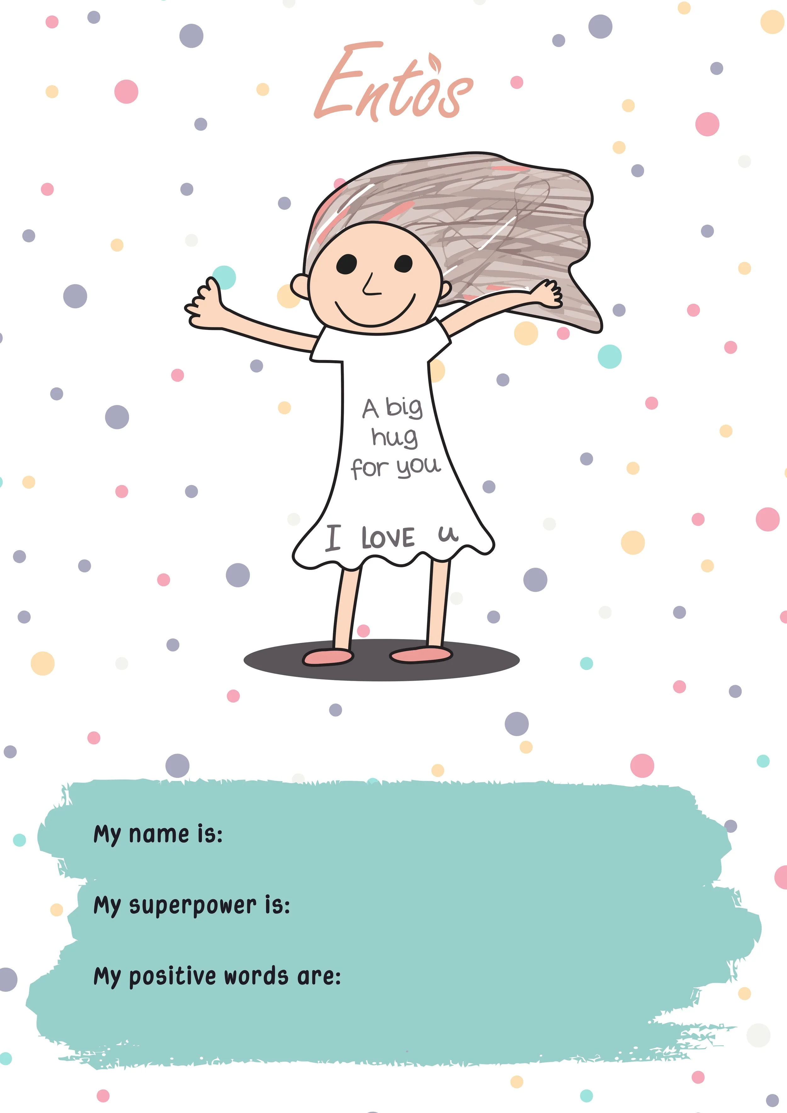 Digital kids posters with Entos heroes