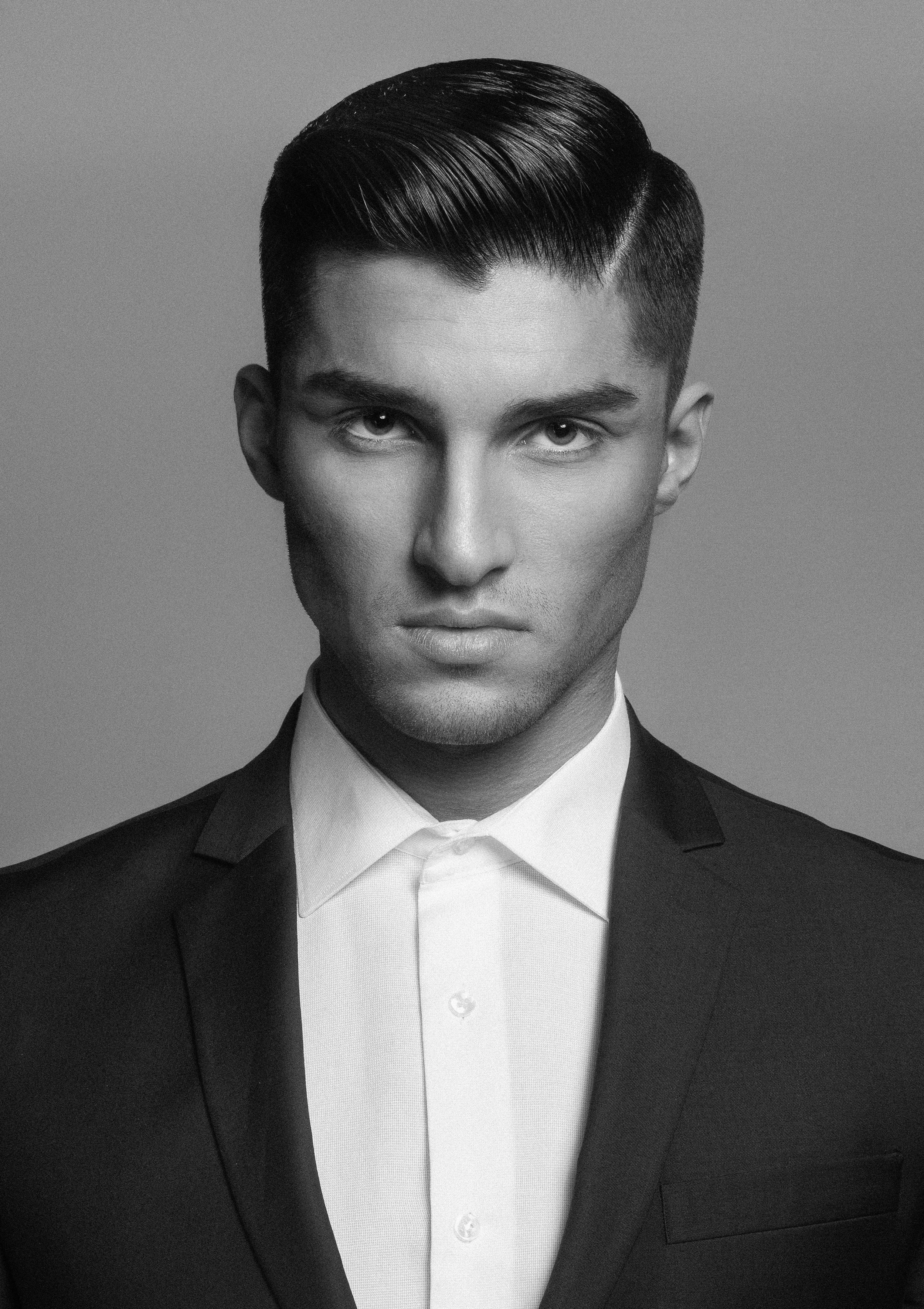 Men’s precision haircut and styling by Gogasus, luxury hair studio Brooklyn NYC