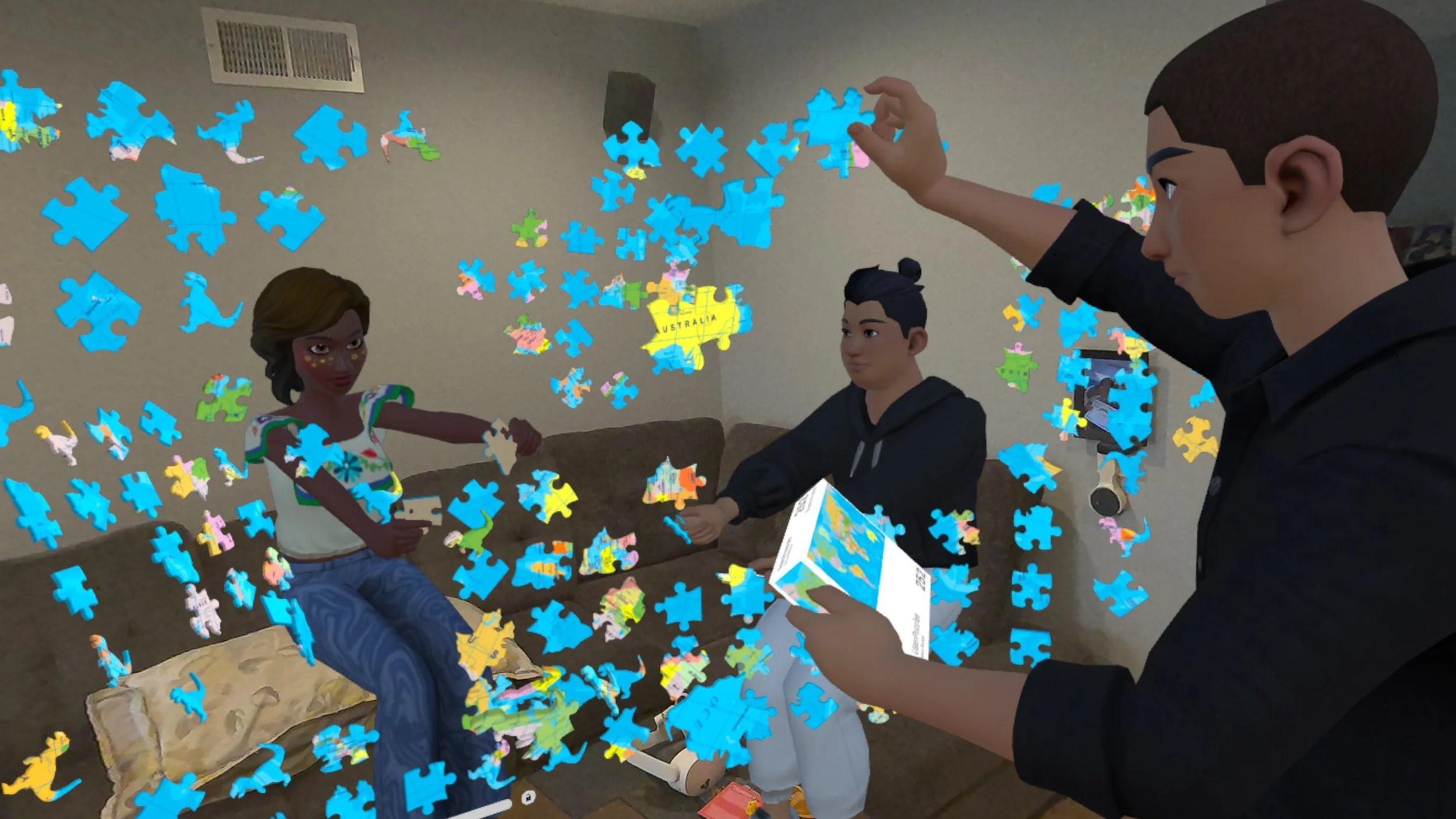 UploadVR: “Jigsaw Night Delivers Impressive Colocated Puzzling To Quest Headsets”