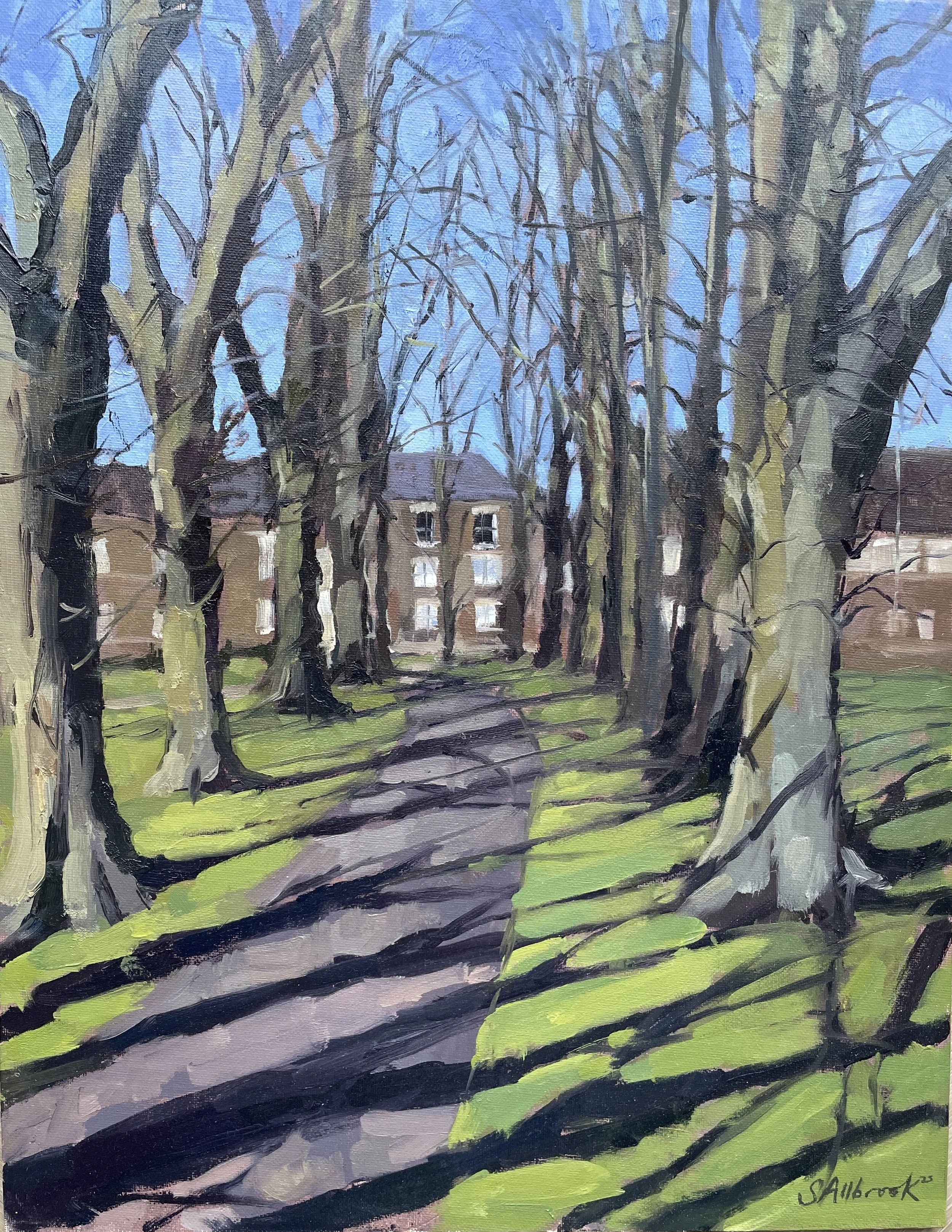 Tree Shadows, Christ's Pieces
Available
Framed