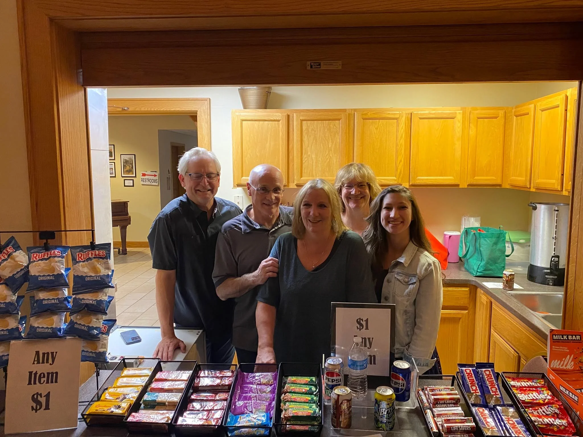 The Kline Family has faithfully, diligently, graciously managed the concession stand at the Bainbridge Swing Dance for 15 years!!! After their many years of service to us, they have decided to retire.  Thank you Kline Family for your dedication and y