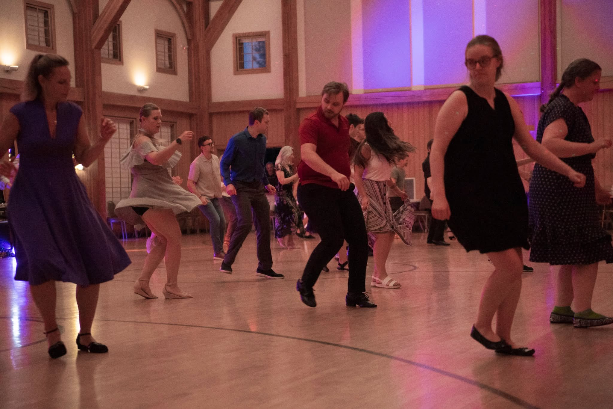 #BainbridgeSwingDance has a #liveband the first #Saturday of every month.  During intermission (when the #band takes a little break), we do some #linedancing and a #waltz.  https://www.willcraigdance.com/swing-dance#faqs