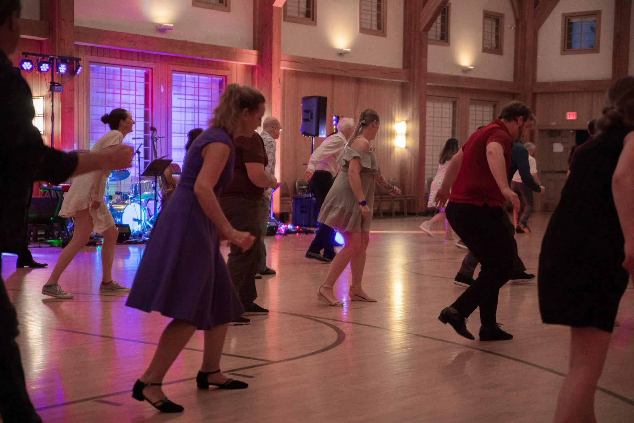Curios about the evening schedule at the #BainbridgeSwingDance?  The doors open at 6:30pm. The #EastCoastSwing #dancelesson starts at about 7pm. We have a different #band playing #livemusic each first #Saturday of the month at 8pm.  There is an inter