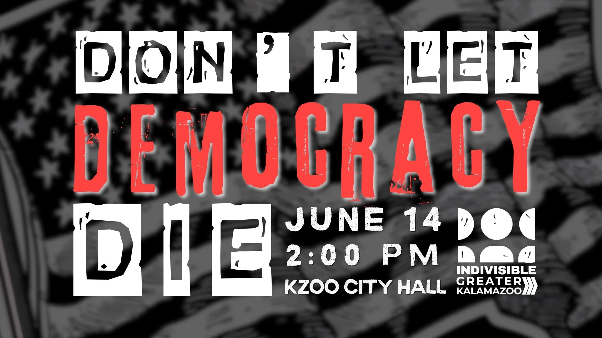 Don't Let Democracy Die! June 14, 2026 Poster