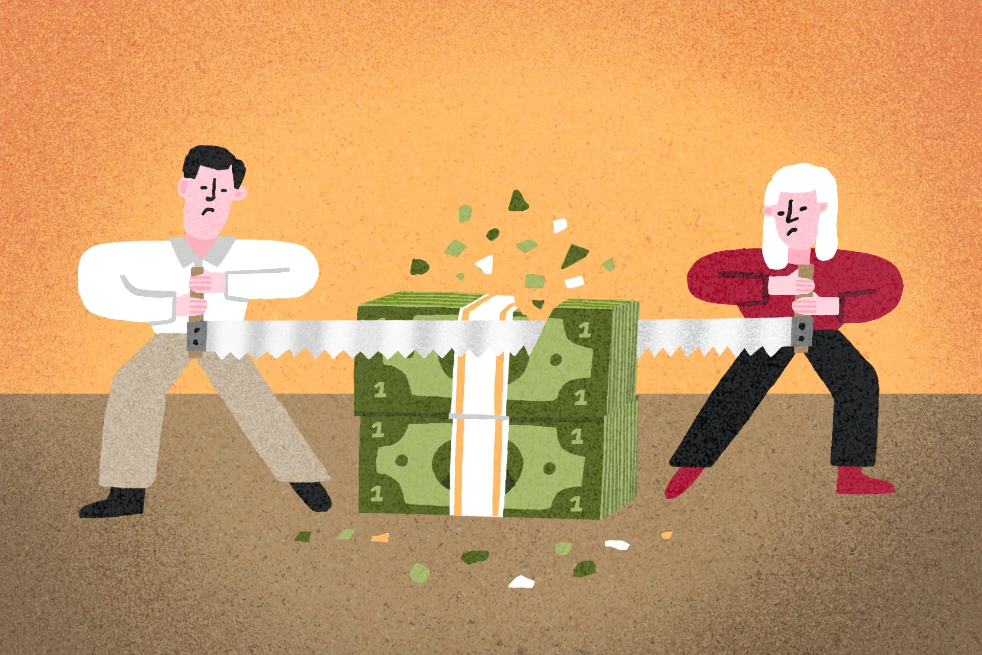 "What you really need to know about divorce and money." / Vox Media / AD Paige Vickers