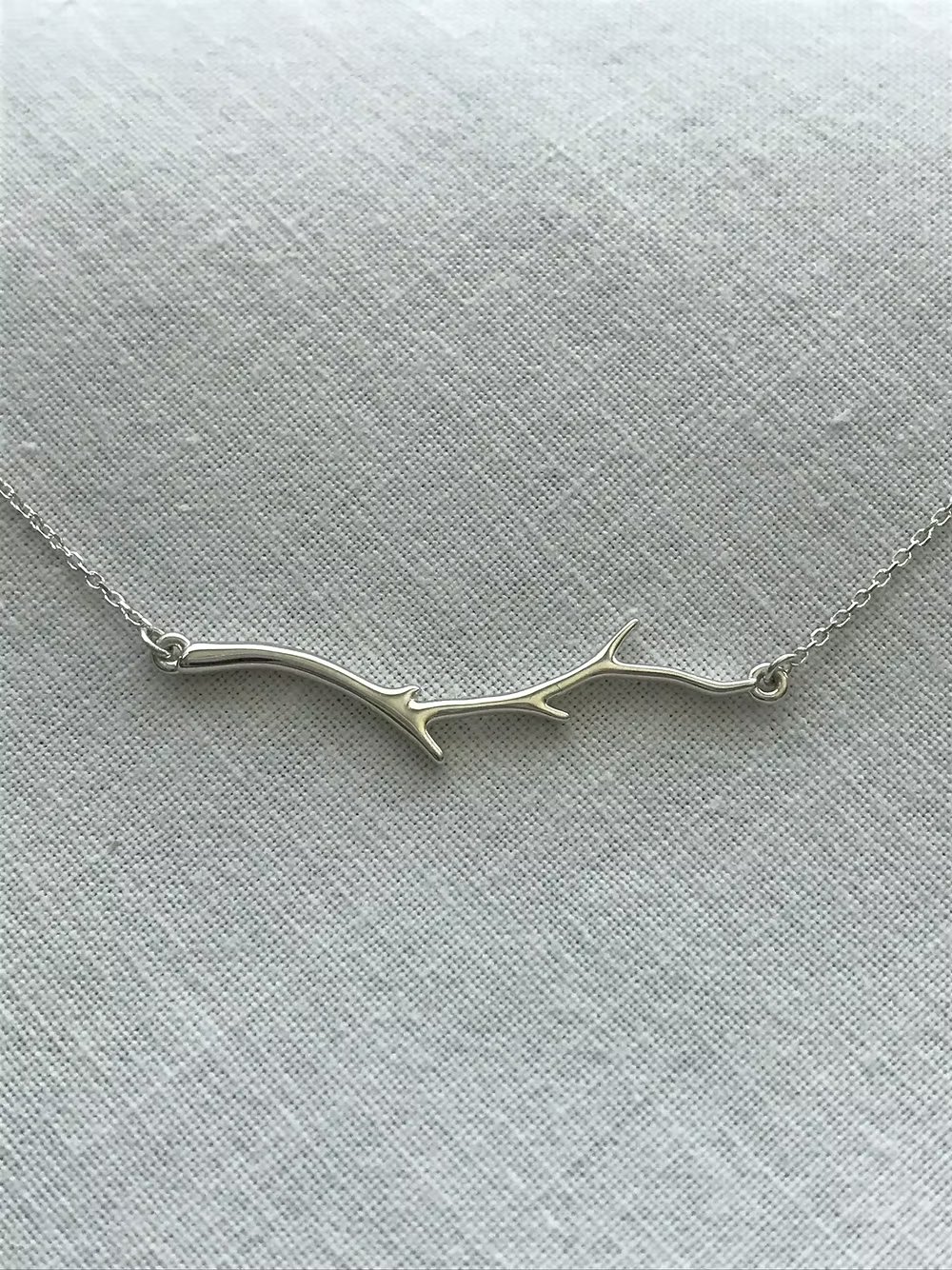 Sterling  Silver Brand Necklace without Stone