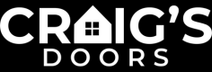 Logo of Craig's Doors with stylized house window within the letter 'A'