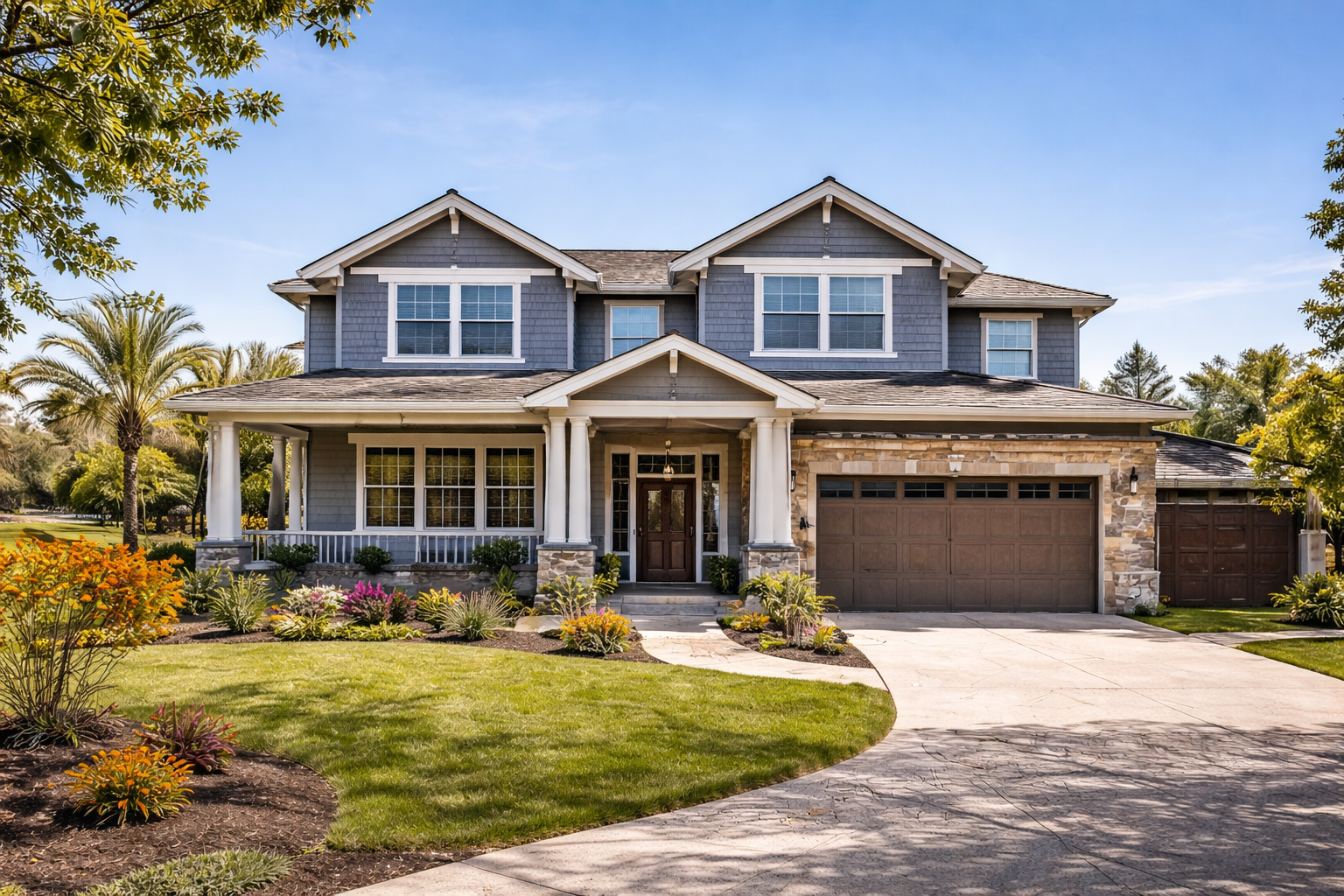 A charming craftsman-style home in Roseville, CA showcasing family-friendly neighborhoods and diverse residential architecture.