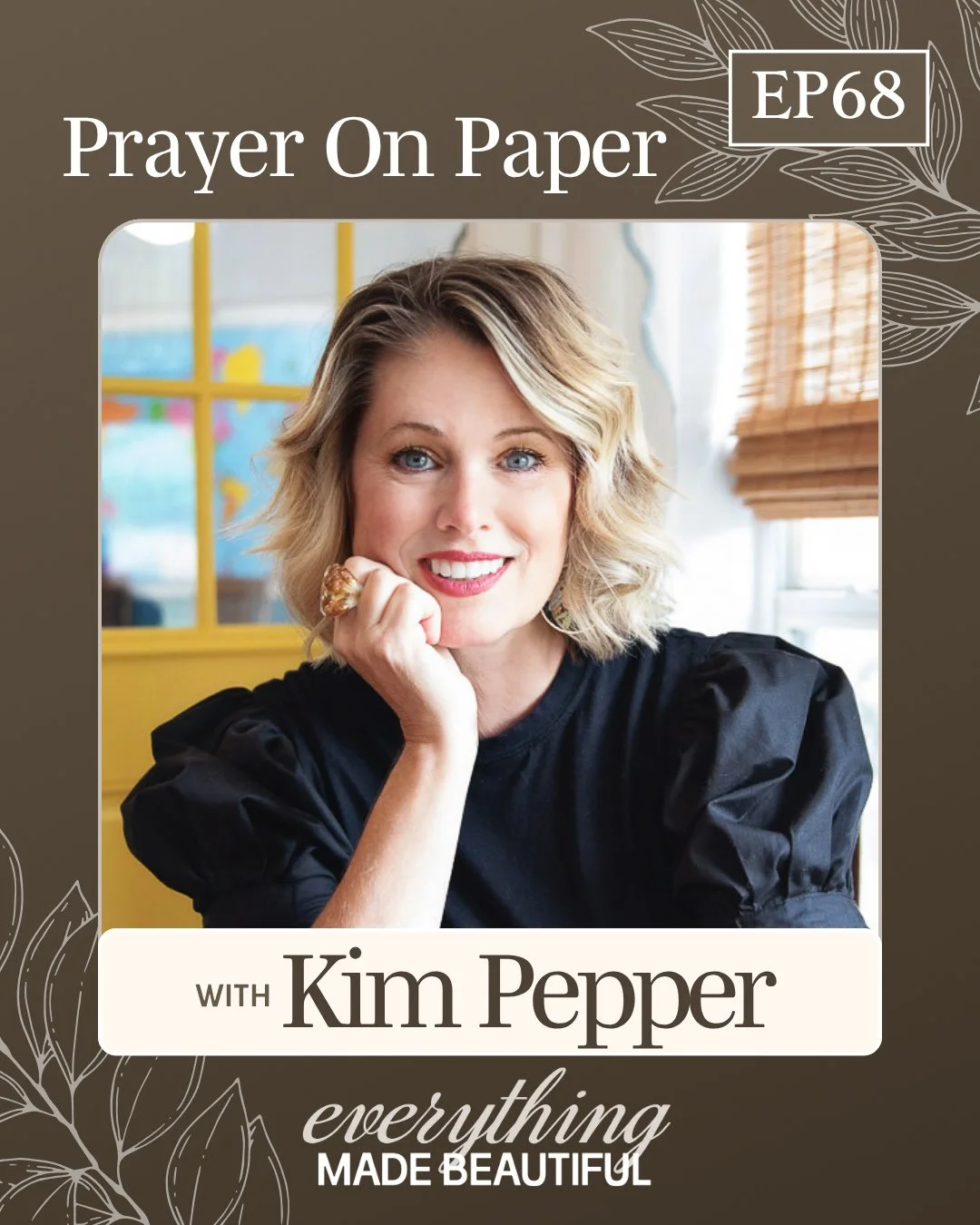 Kim Pepper was sitting in a COVID lockdown, heart wrecked and life unrecognizable. With a blindside divorce and three kids at home, she now had nowhere to go and no words for any of it.⁠
⁠
She didn't want to write, so she started doodling in the marg