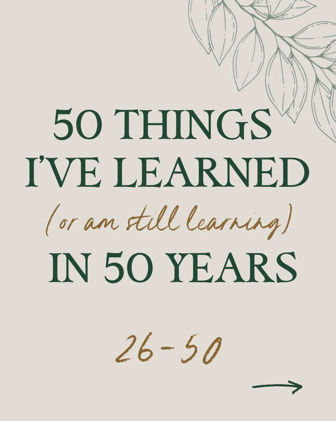 A few more things I&rsquo;ve learned.