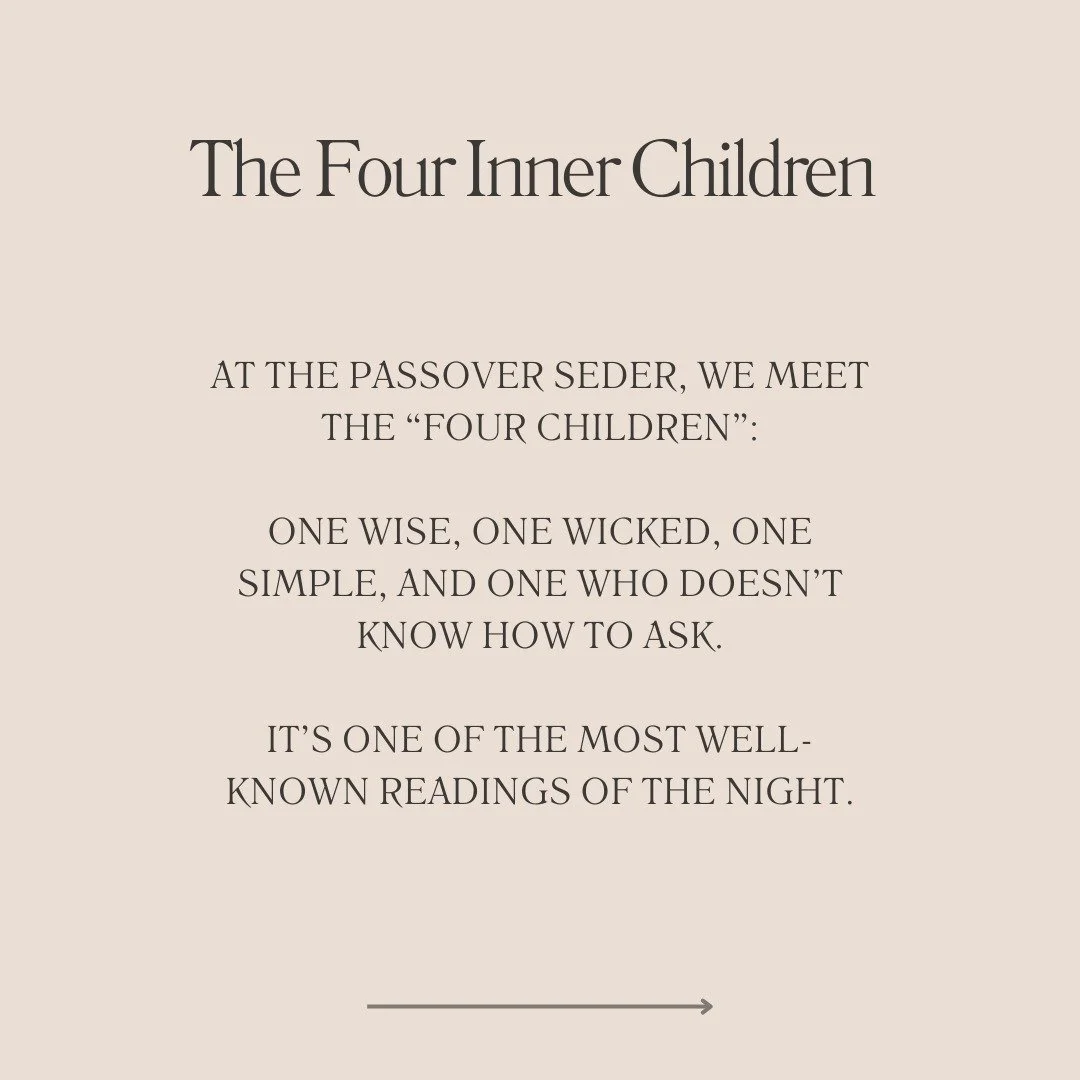 The Four Children of the Passover Seder