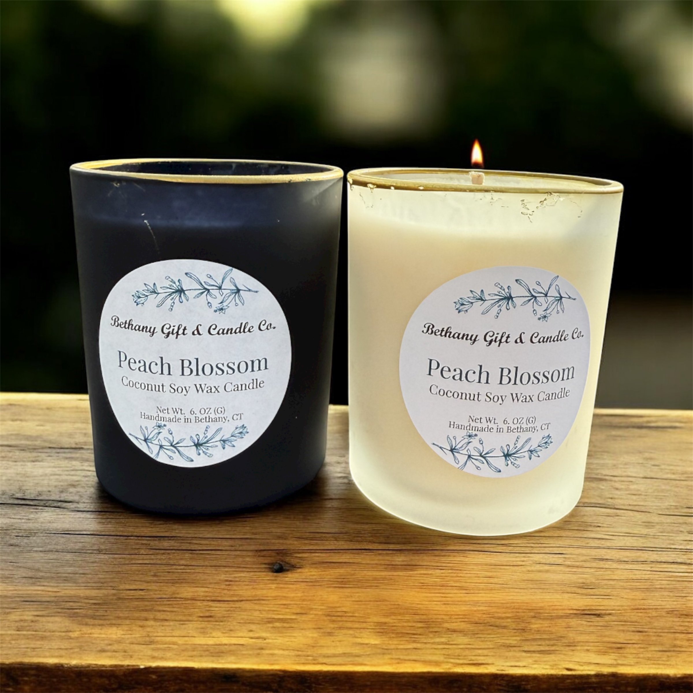 Peach Blossom Coconut Soy Candle
