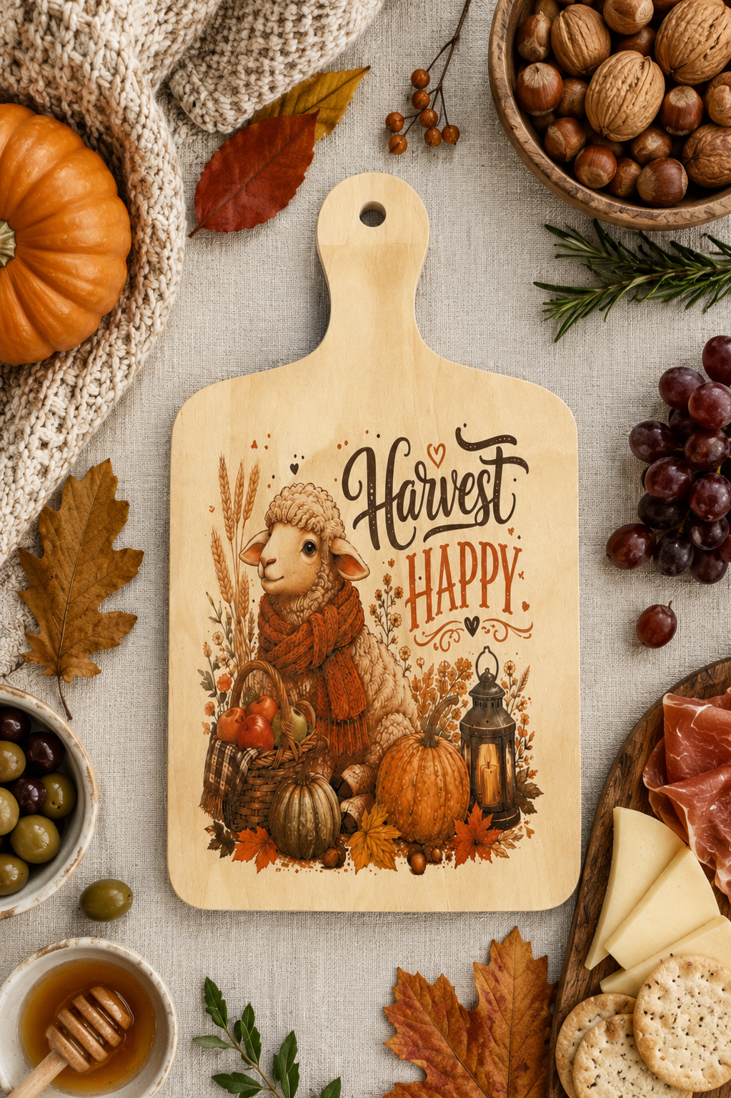 Happy Harvest Charcuterie Board