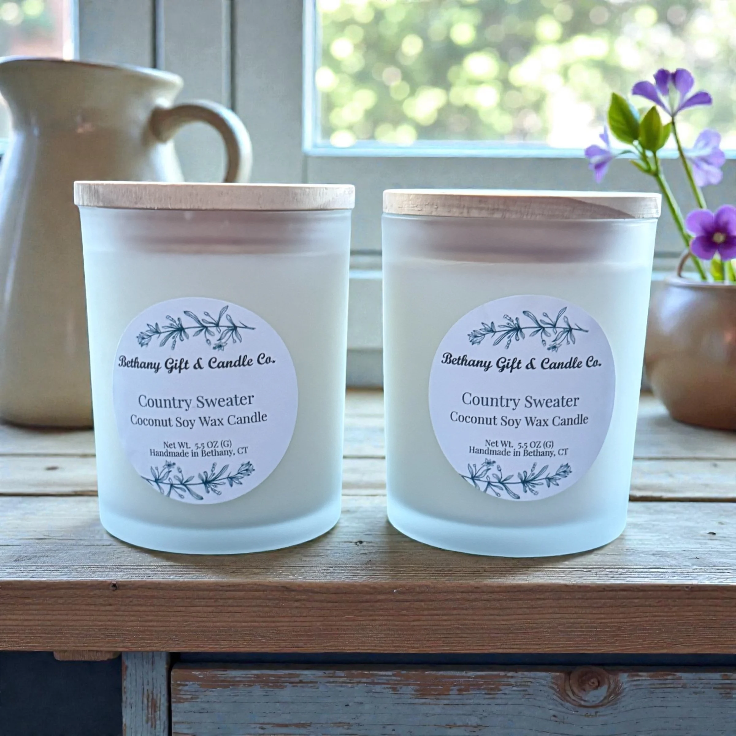 Country Sweater Candle