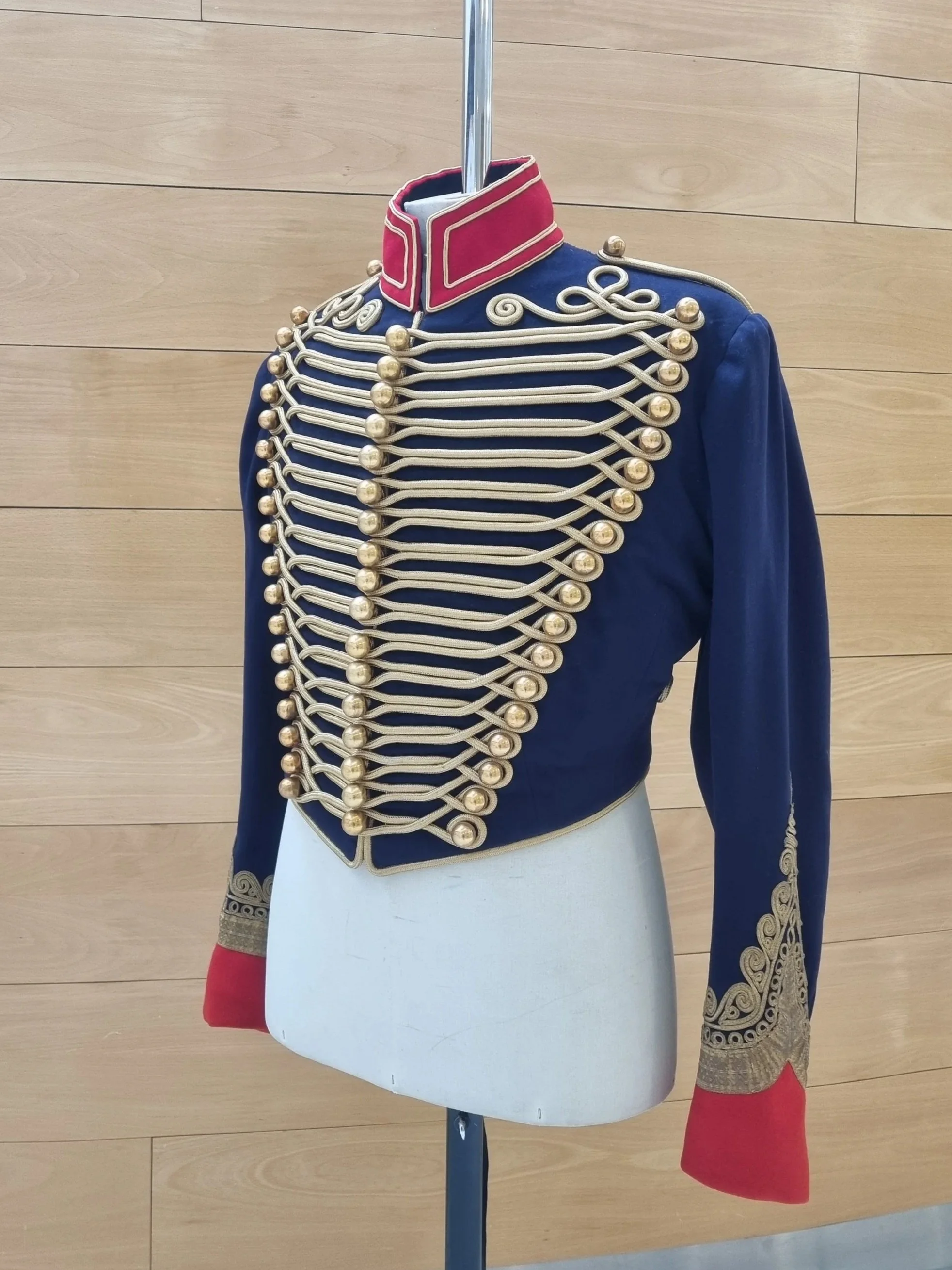 Huzzar jacket rebraid for Bridgerton S3, 2022