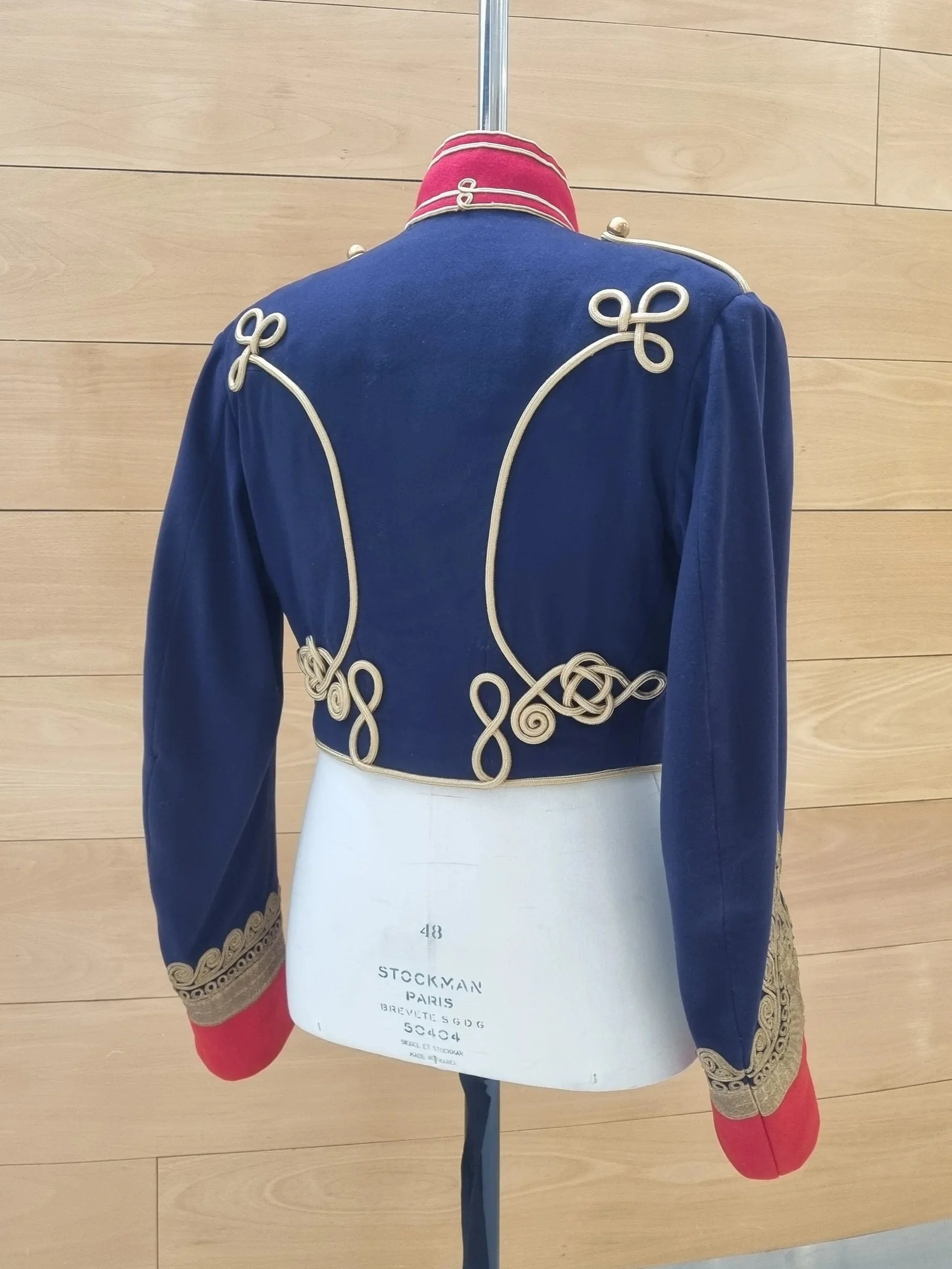 Huzzar jacket rebraid for Bridgerton S3, 2022