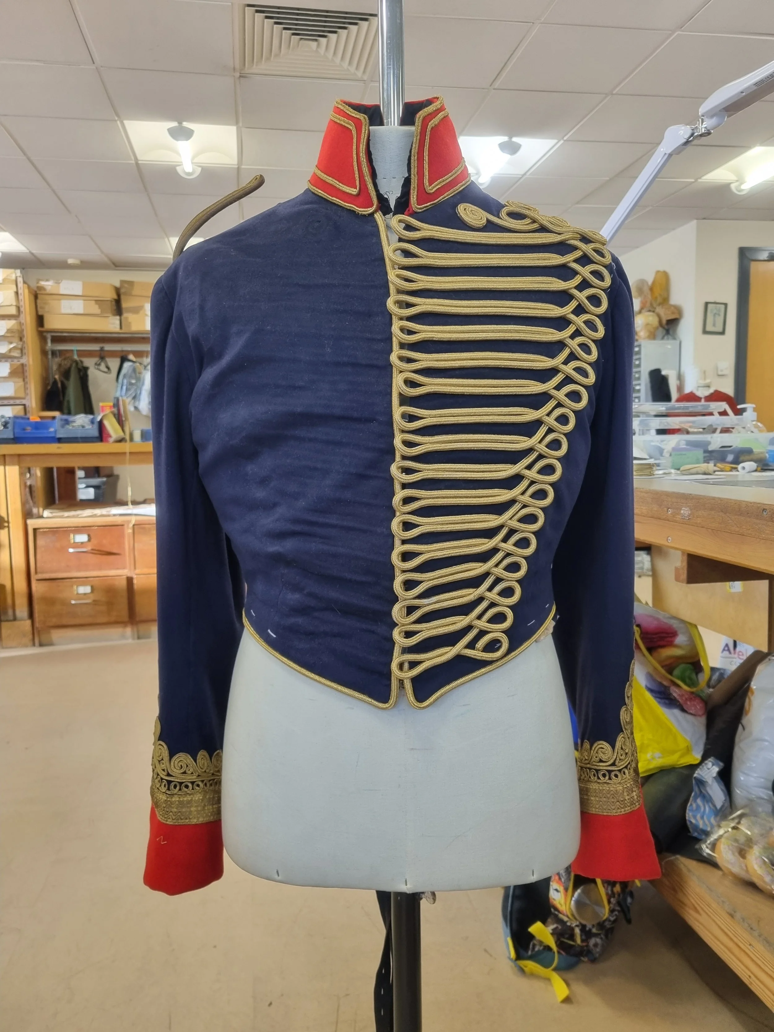 Huzzar jacket rebraid for Bridgerton S3, 2022