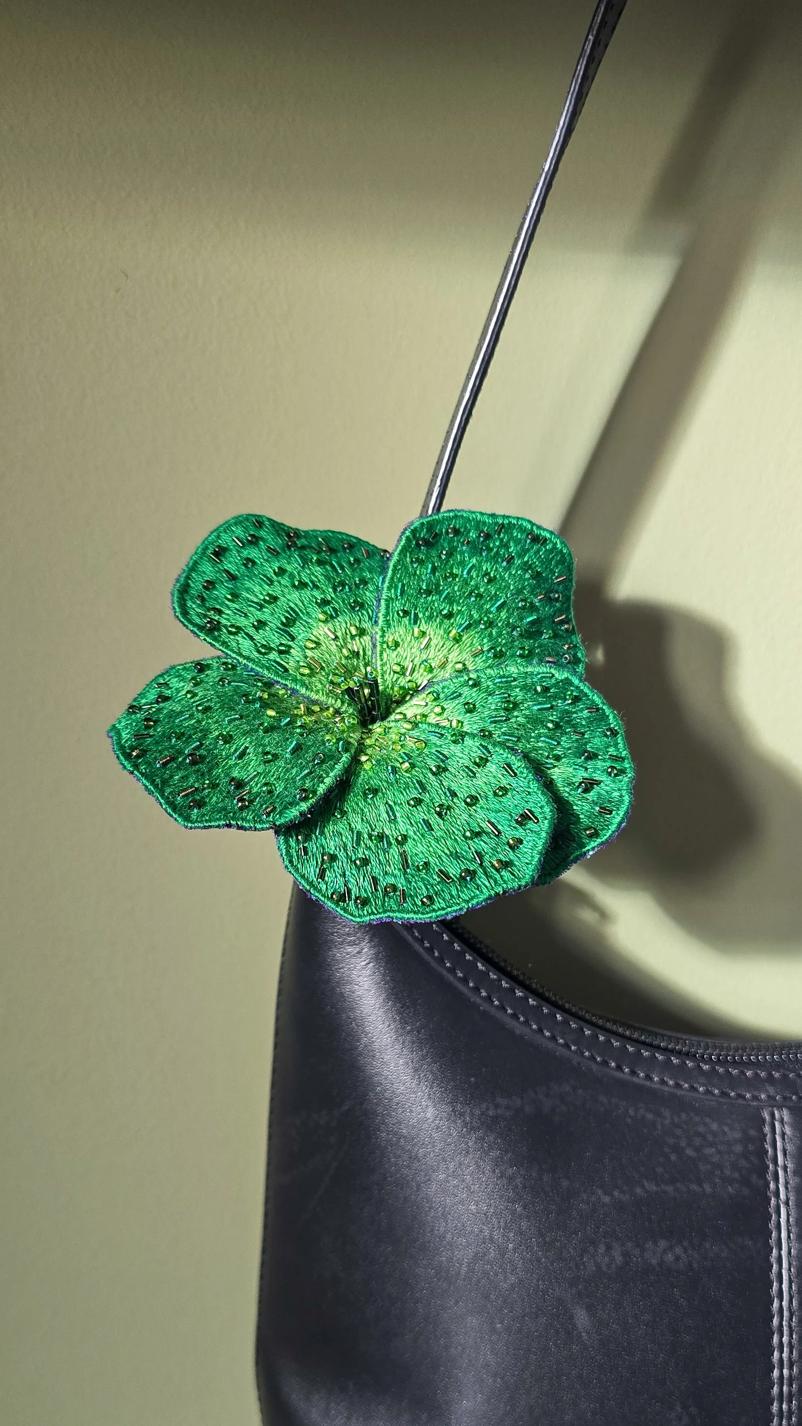Embroidered 3D flower, Wicked Premiere 2024