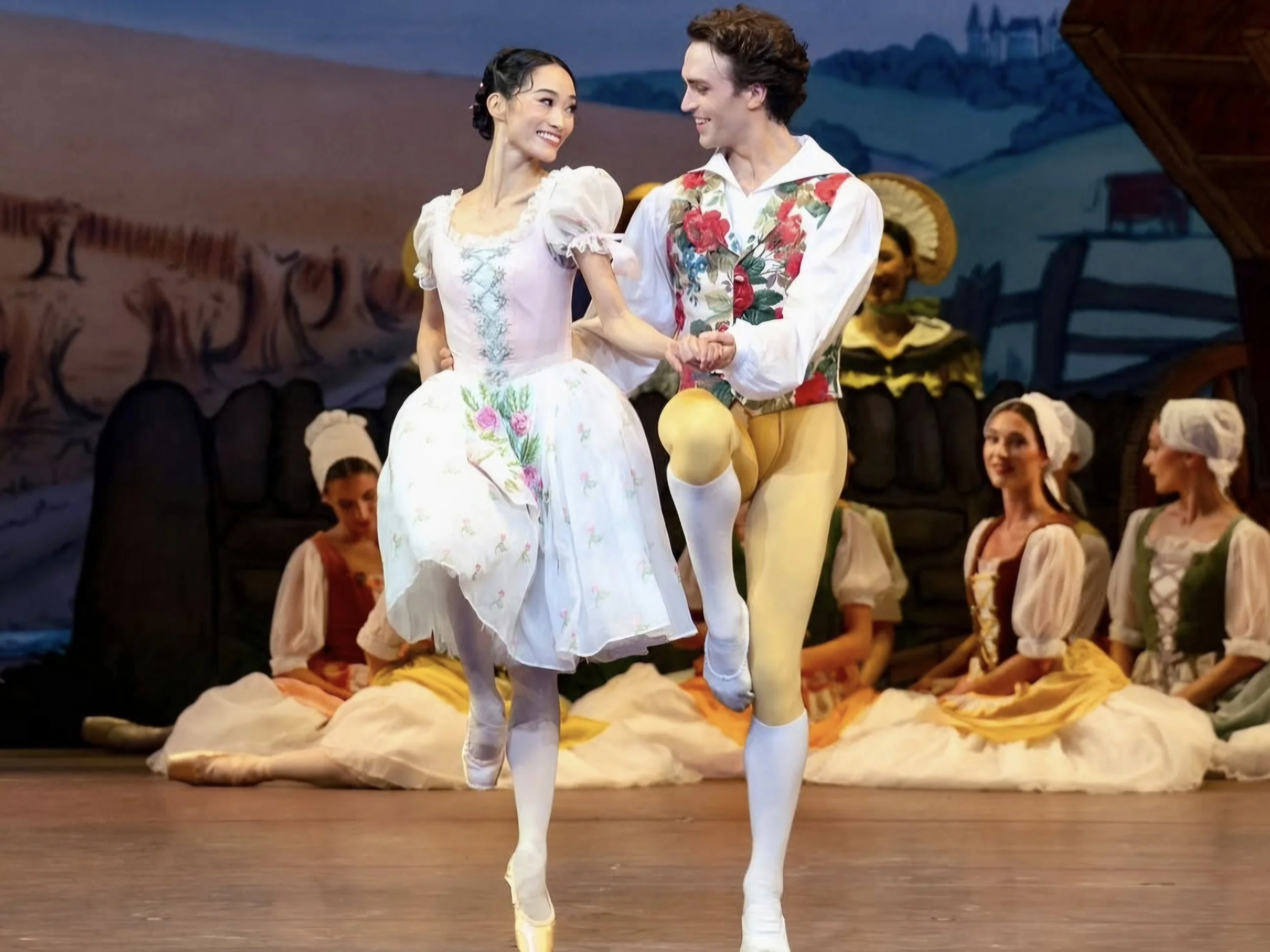 La Fille mal gardée, RBO 2025 
Artists: Fumi Kaneko and Matthew Ball 
Photo by @dancersdiary