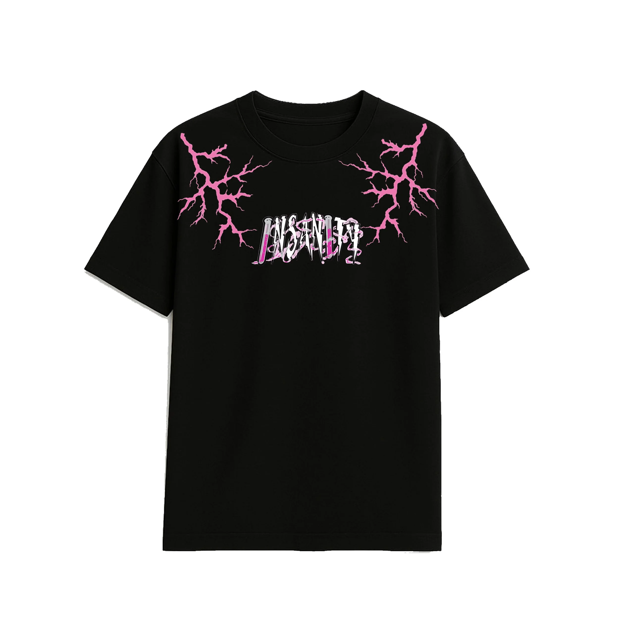 Insanity Lab - Pink Lightning T Shirt