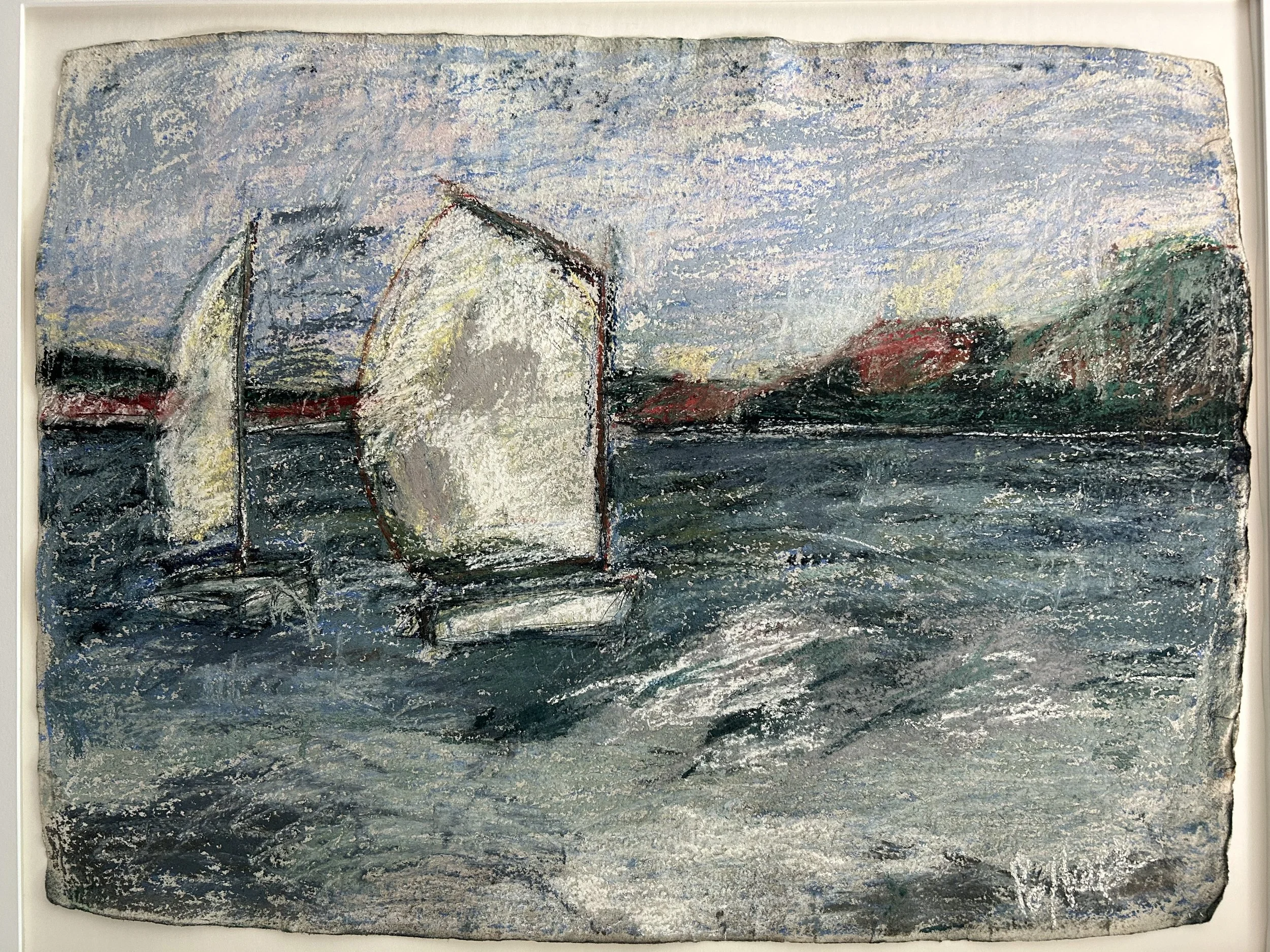 Noyak Bay; pastel on paper; 31"H x 38"W (framed)