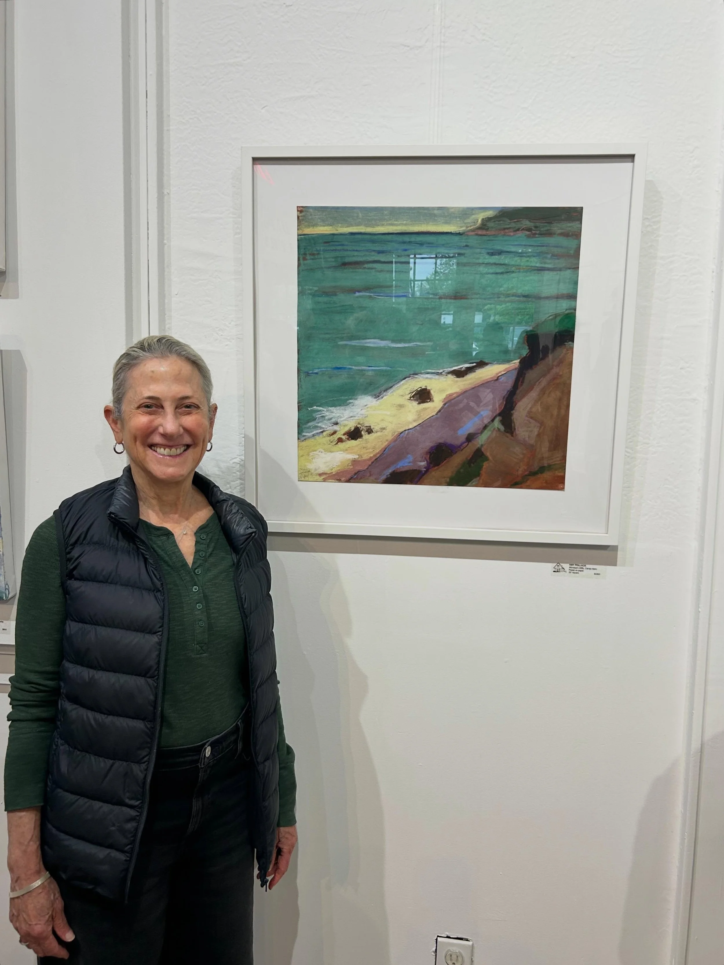 Come to the Depot Art Gallery this week to see my pastel and the group exhibit! Here until June 1 🎨🖌️