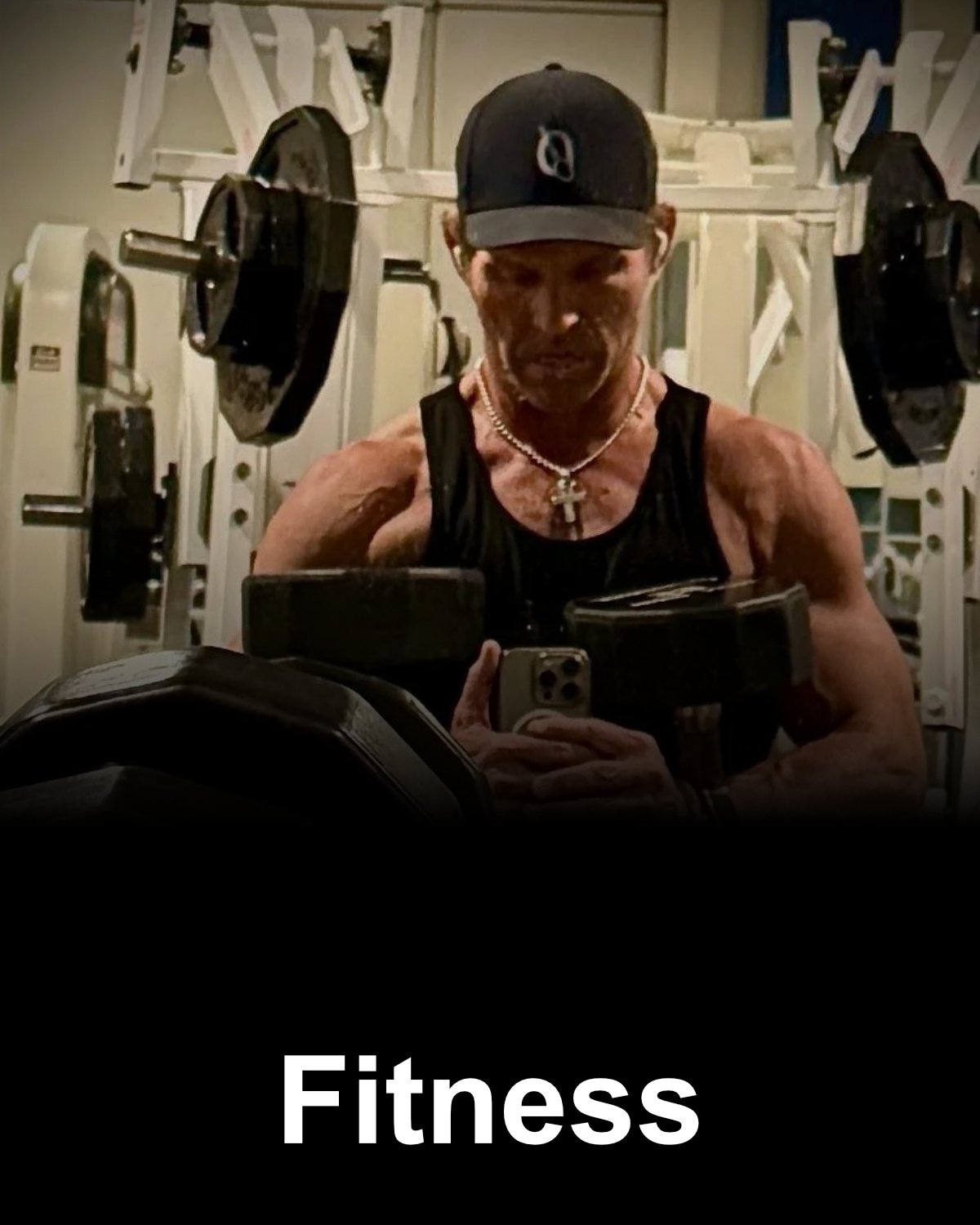 James Reeman in the gym.