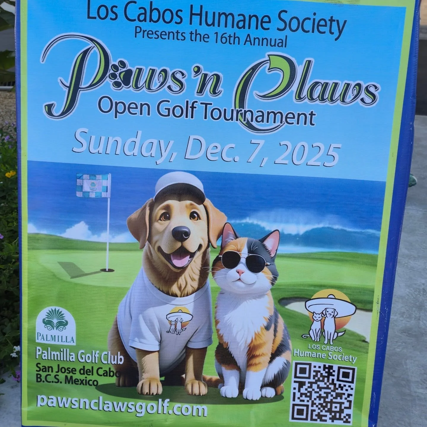 Happy to be part of this event! Pawsnclaws @palmillagolf