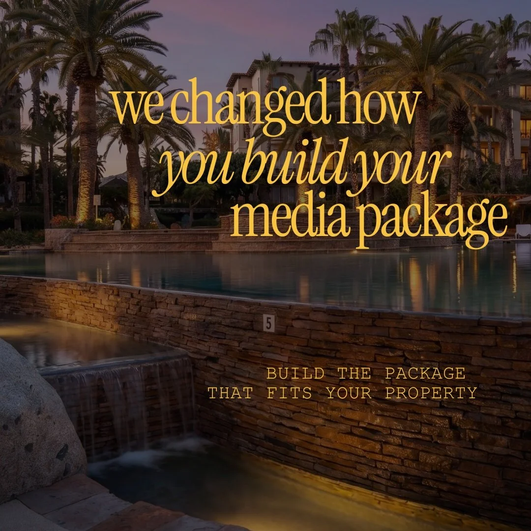 We have changed the way we price our real estate media.

Instead of choosing from a few preset packages, you can now build the media package that makes sense for your listing.

Put together everything you need to market your property - all in one pla