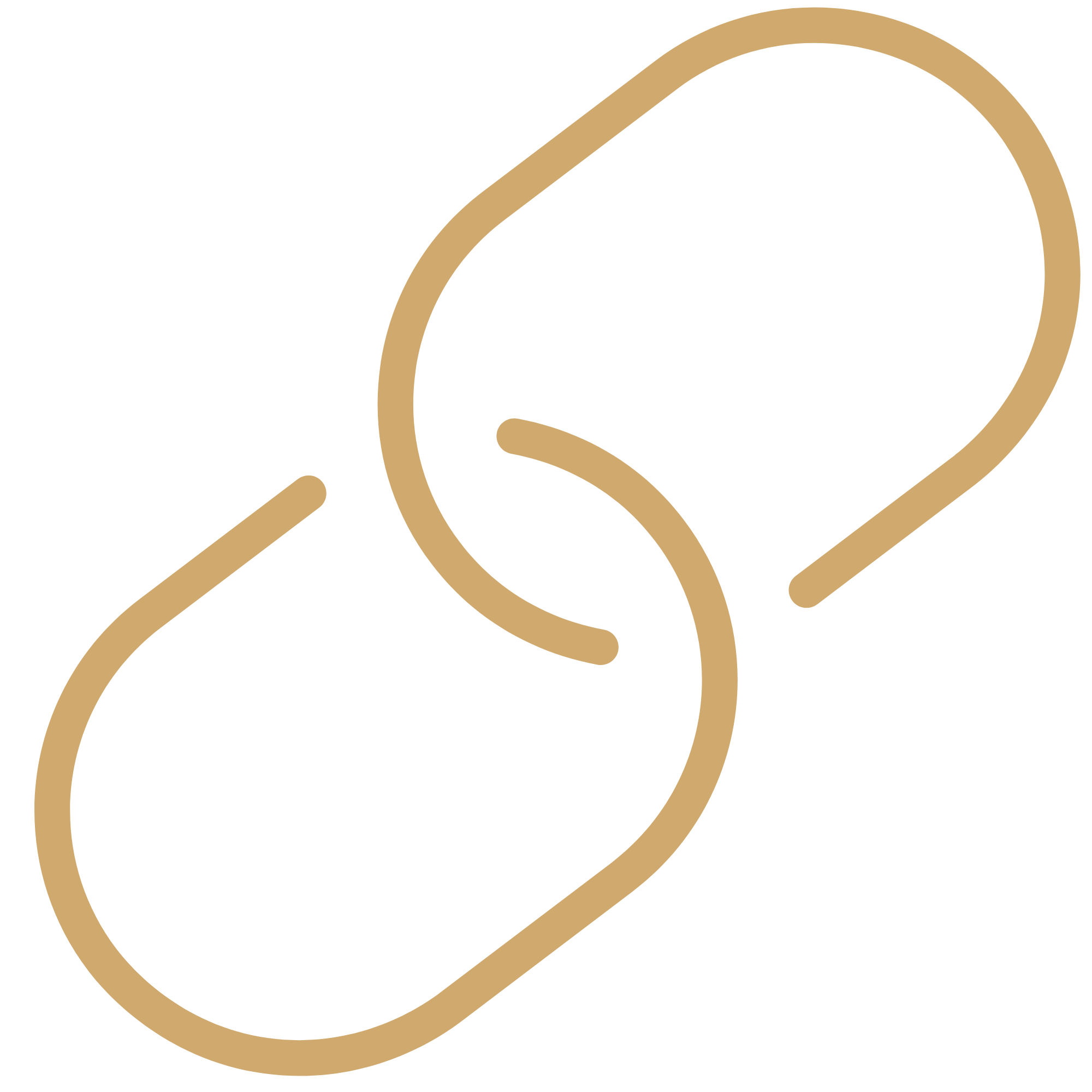 Abstract gold and white curvy lines on a white background.