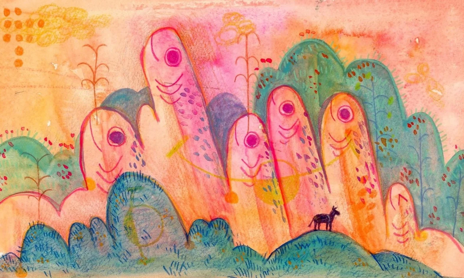 land of plenty
• 8" x 5"
• gouache and watercolor on cotton rag