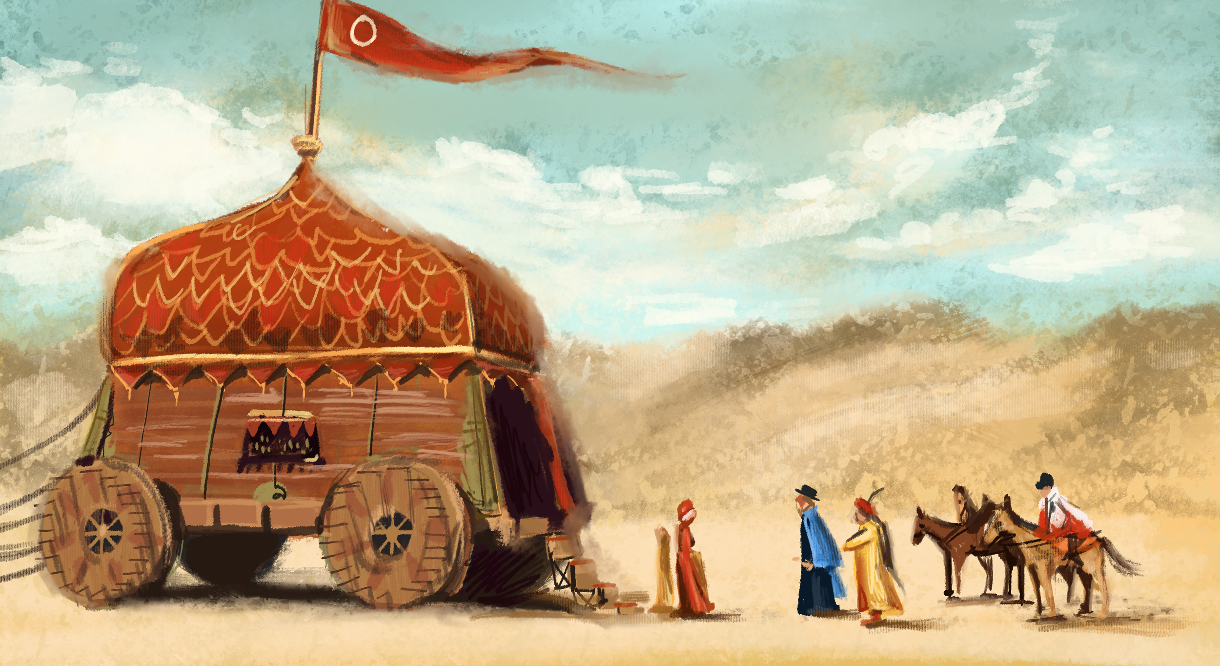 the fall
• digital painting