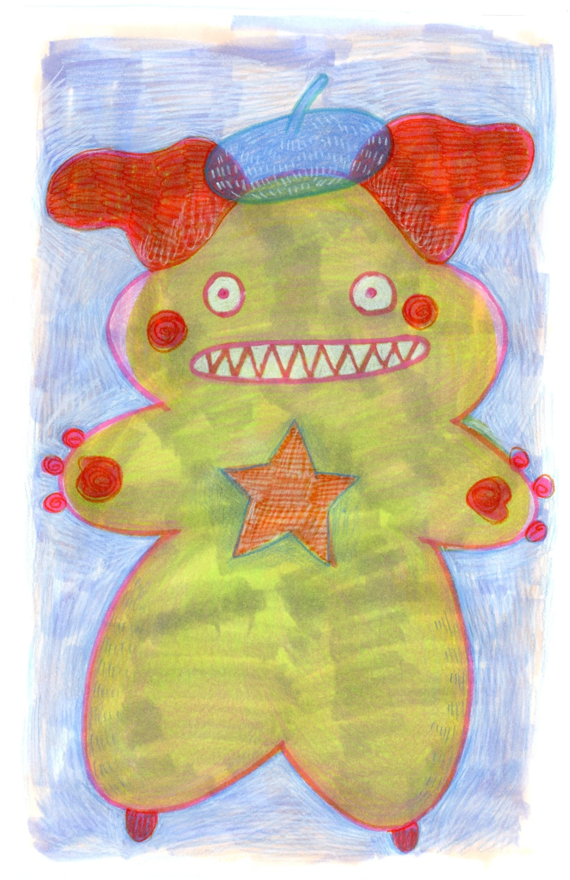 my name is monch
• 6" x 9.5"
• colored pencil, alcohol ink markers