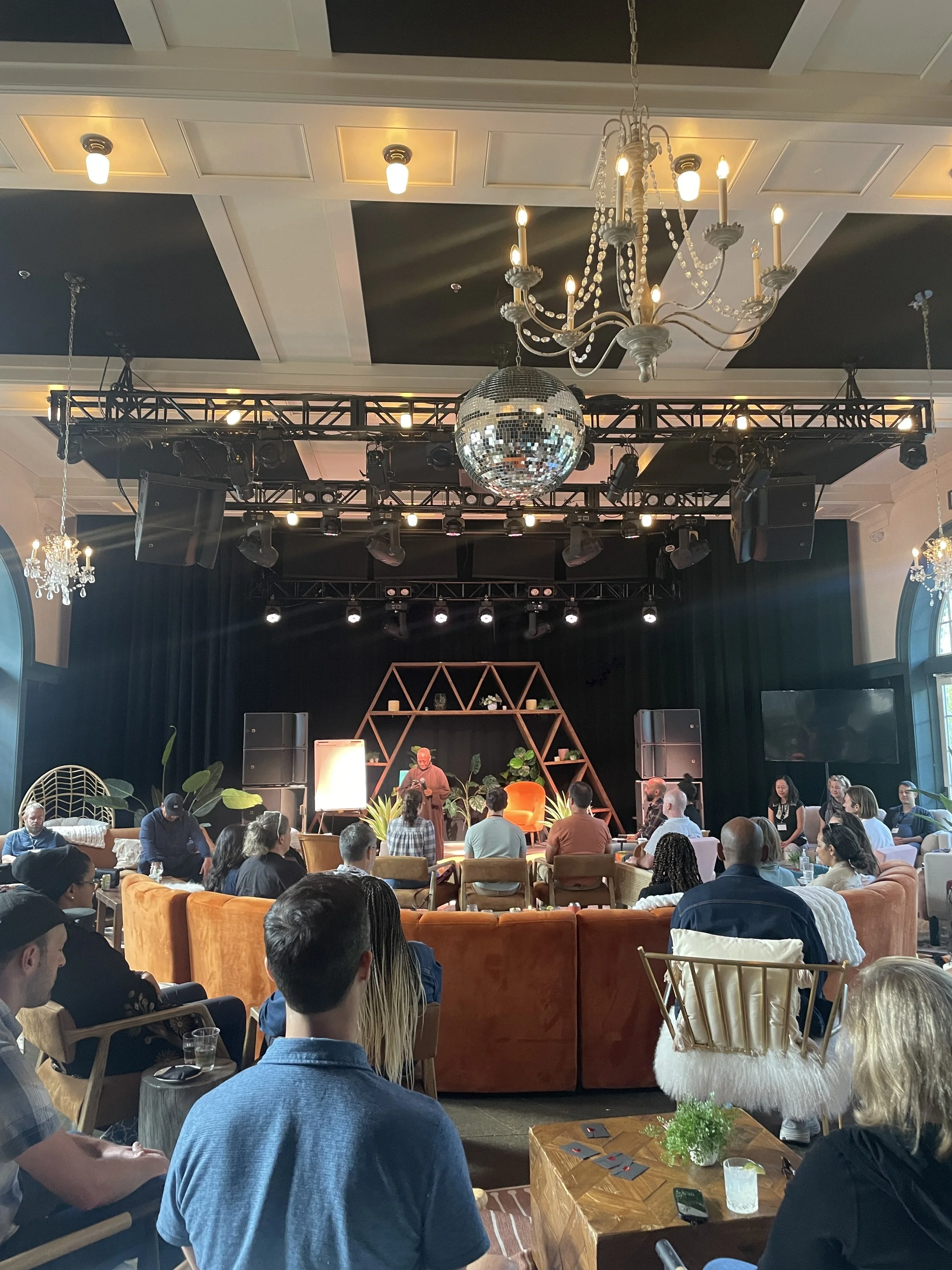 Audience at nonprofit workshop or event in Nevada – community-focused presentation and facilitation by ALIGN Agency