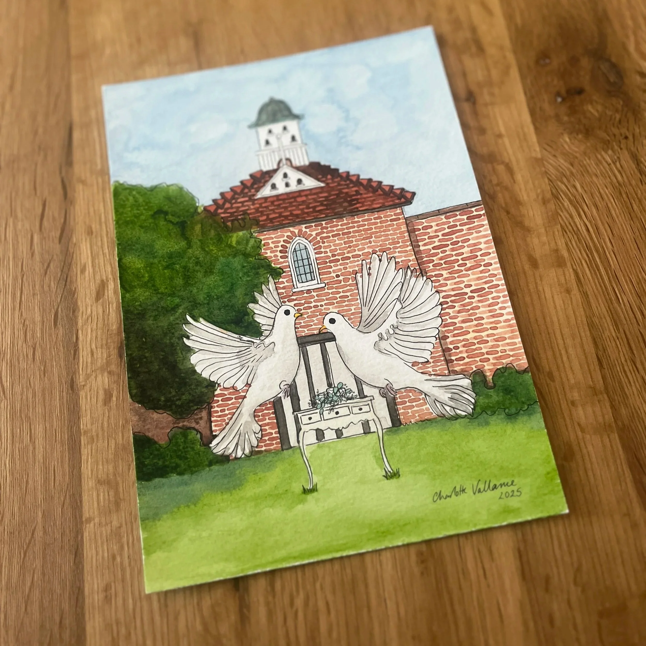 PERSONALISED WATER COLOUR ART