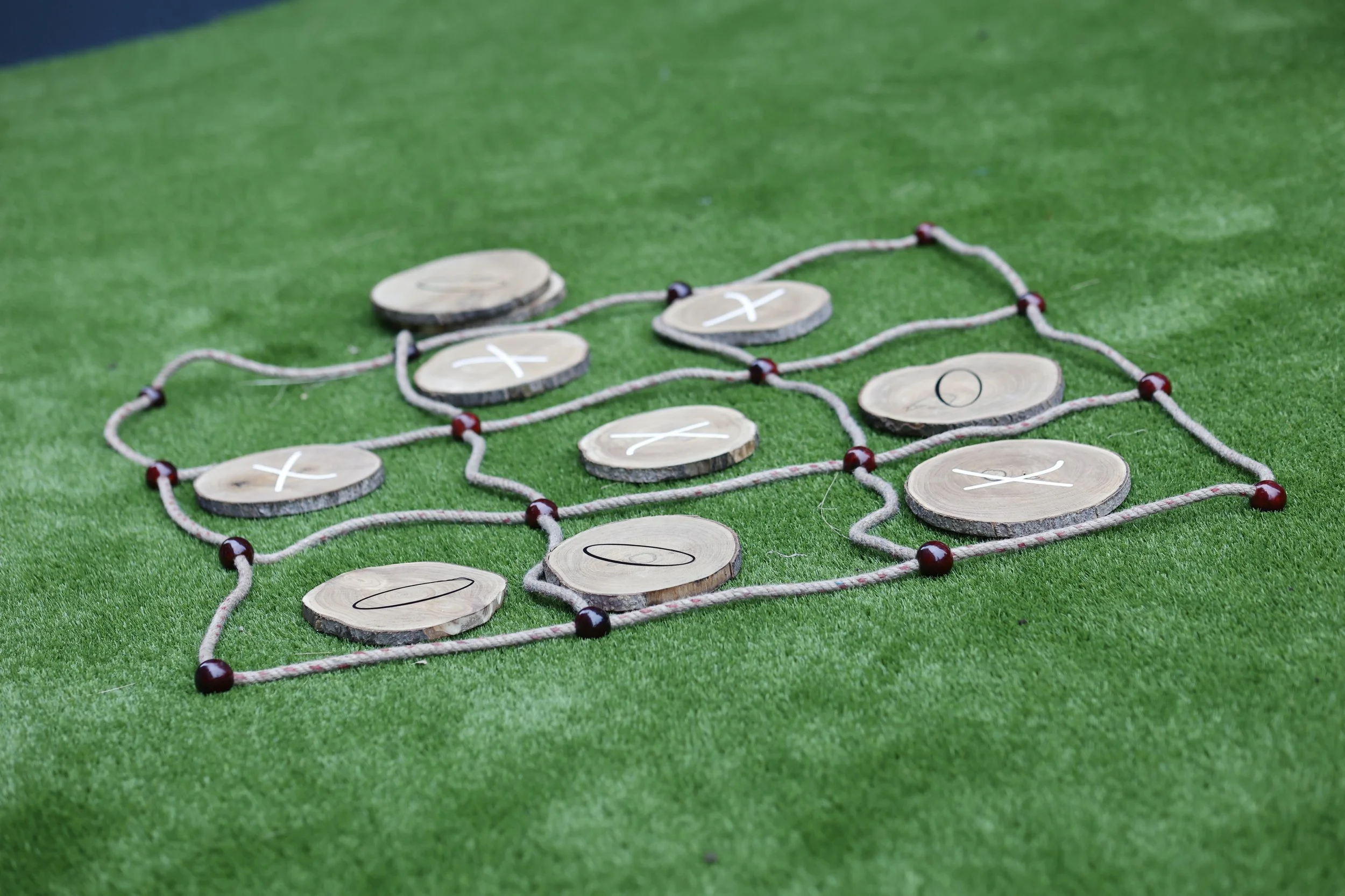 Giant Noughts & Crosses are the ideal addition to your event! Tactics at the ready to be the first to get three in a row!