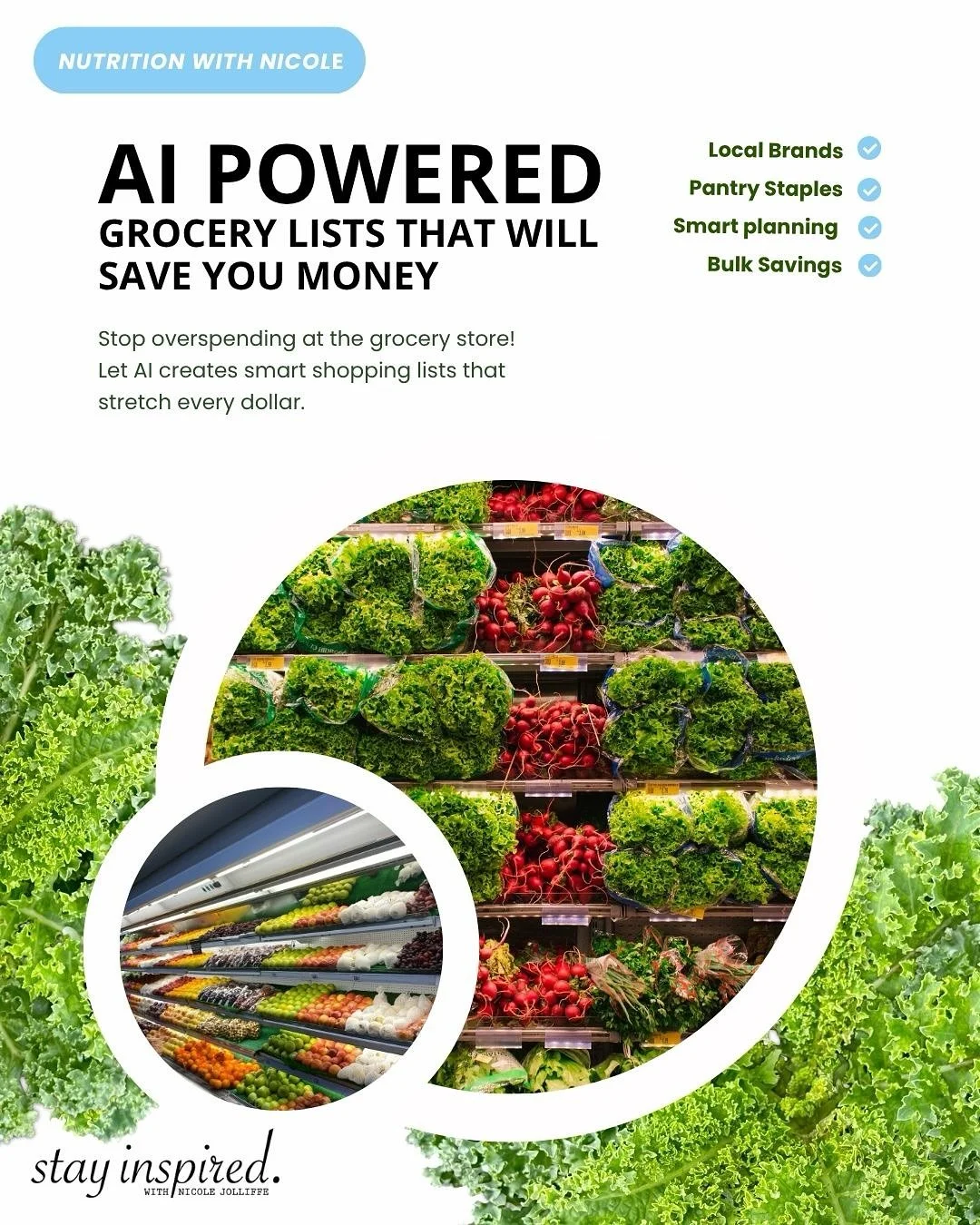 💰🛒 Tired of your grocery bill eating up your budget? Let AI be your shopping sidekick!

Here&rsquo;s the money-saving magic: 
✅ Tell AI your weekly budget and household size 
✅ Get a complete meal plan with an organized shopping list 
✅ Request sea
