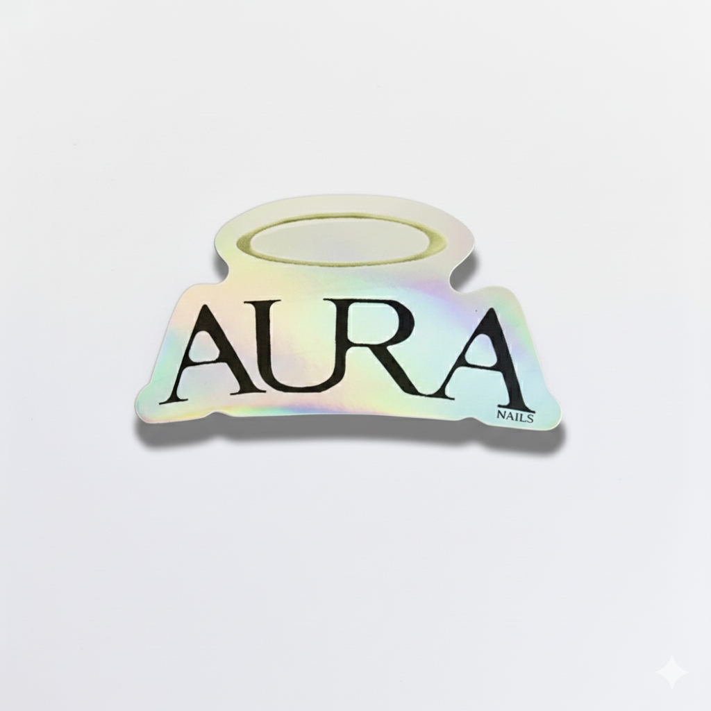 "AURA" Logo Sticker