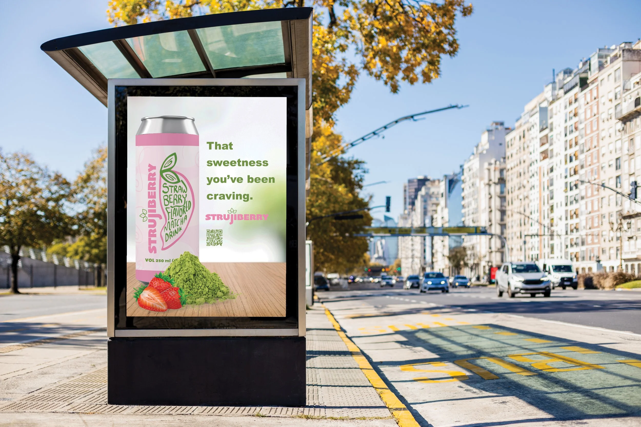 Bus Shelter Advertisement