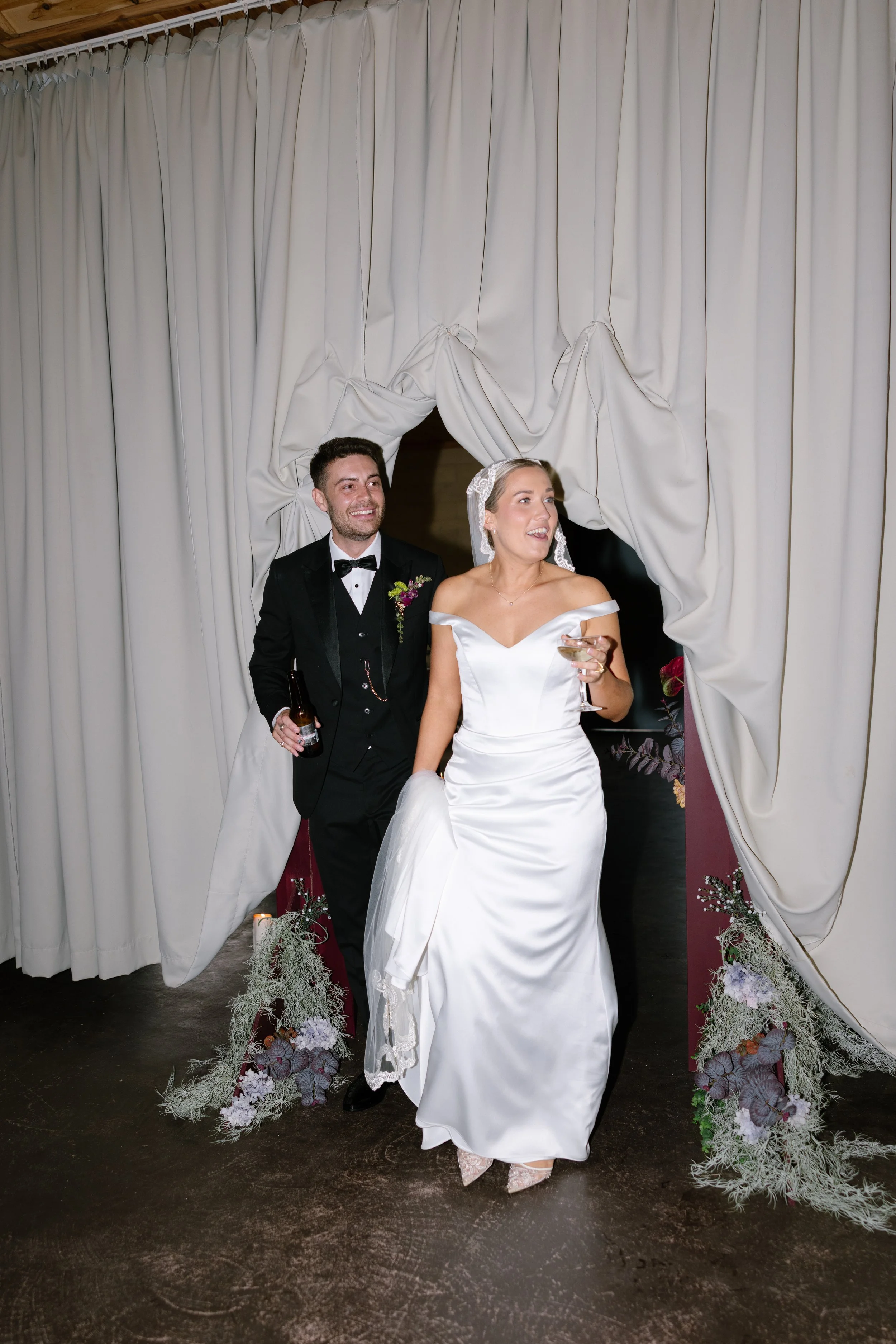 Wedding Reception Entrance Styled by Mimmynvovo / Photo by Sera Luna Co