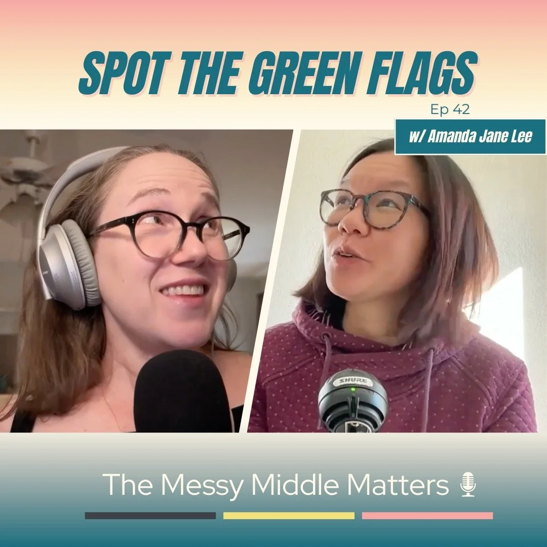 Most of us are taught to scan for red flags. But what if the real work is learning how to notice the green ones?

Green flags shift us out of defense mode and back into possibility. They help us move toward something, not just away from what we don&r