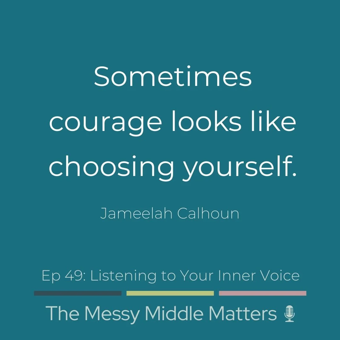 In a world full of noise and expectations, reclaiming your inner voice is an act of courage and of care, for yourself and those around you. 💛

Ep 49: Listening to Your Inner Voice in a Noisy World w/ Jameelah Calhoun | @unpopulardecisionspod
