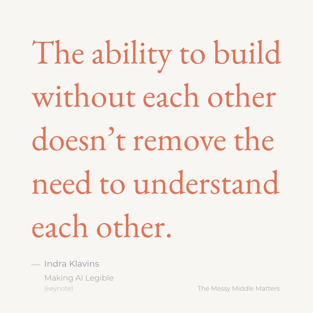 The ability to build without each other doesn&rsquo;t remove the need to understand each other.